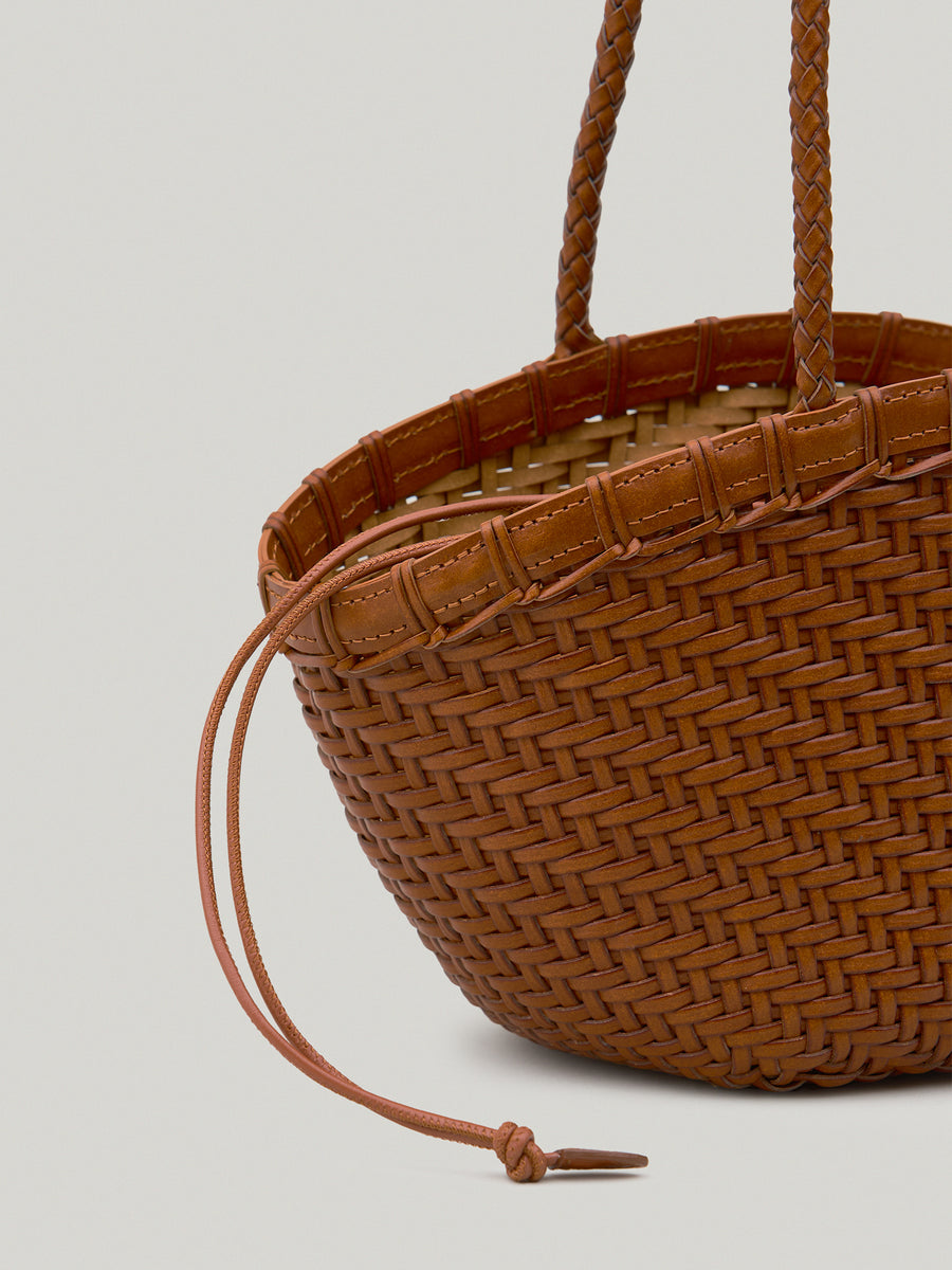 PREORDER Twig Basket Shoulder Bag (Dried Tan)