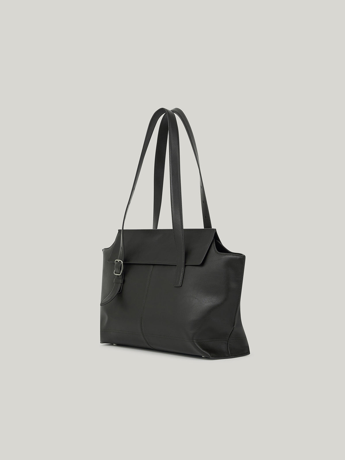 Note Buckle Bag (Vintage Brown)