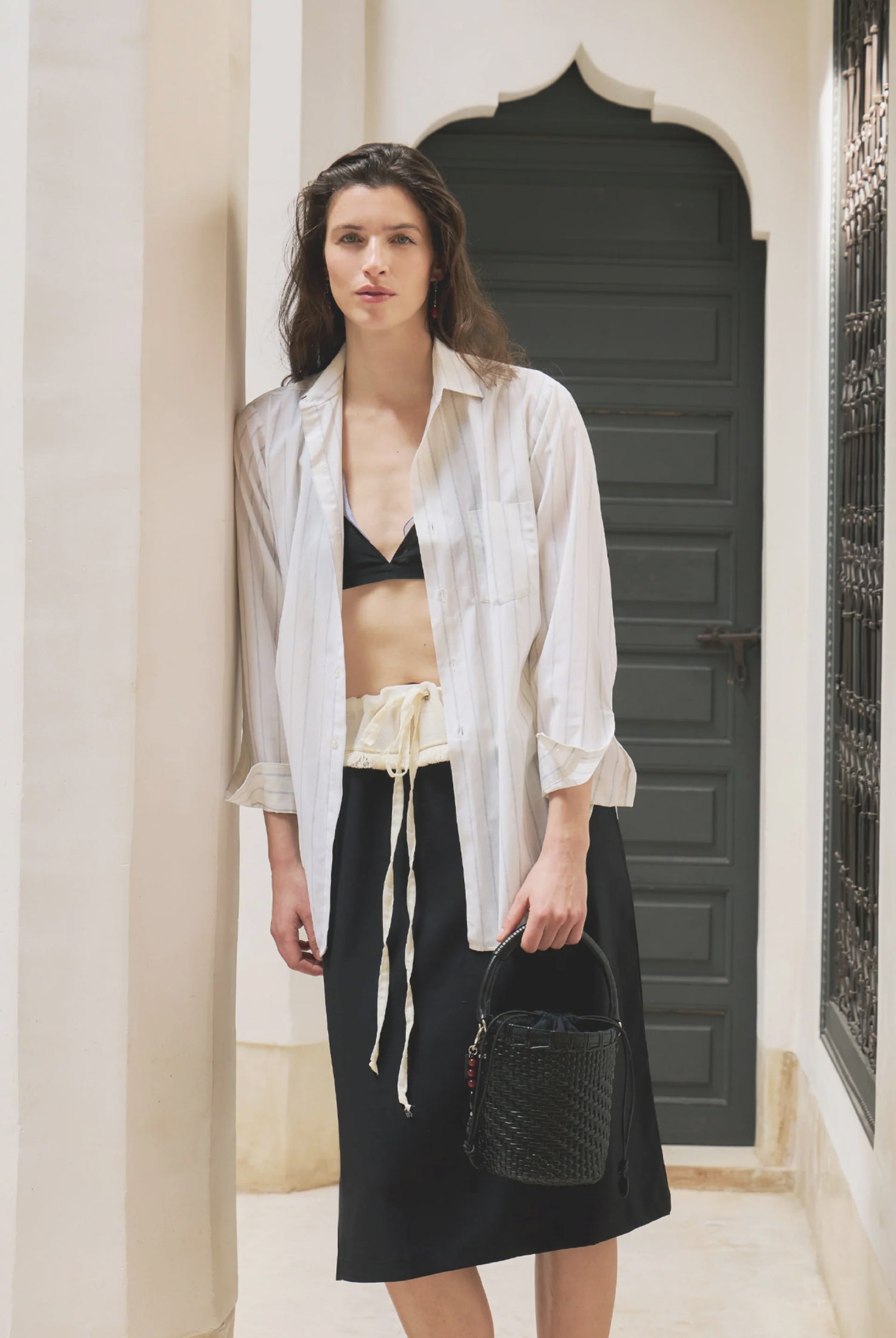 Twig Basket Tote Bag