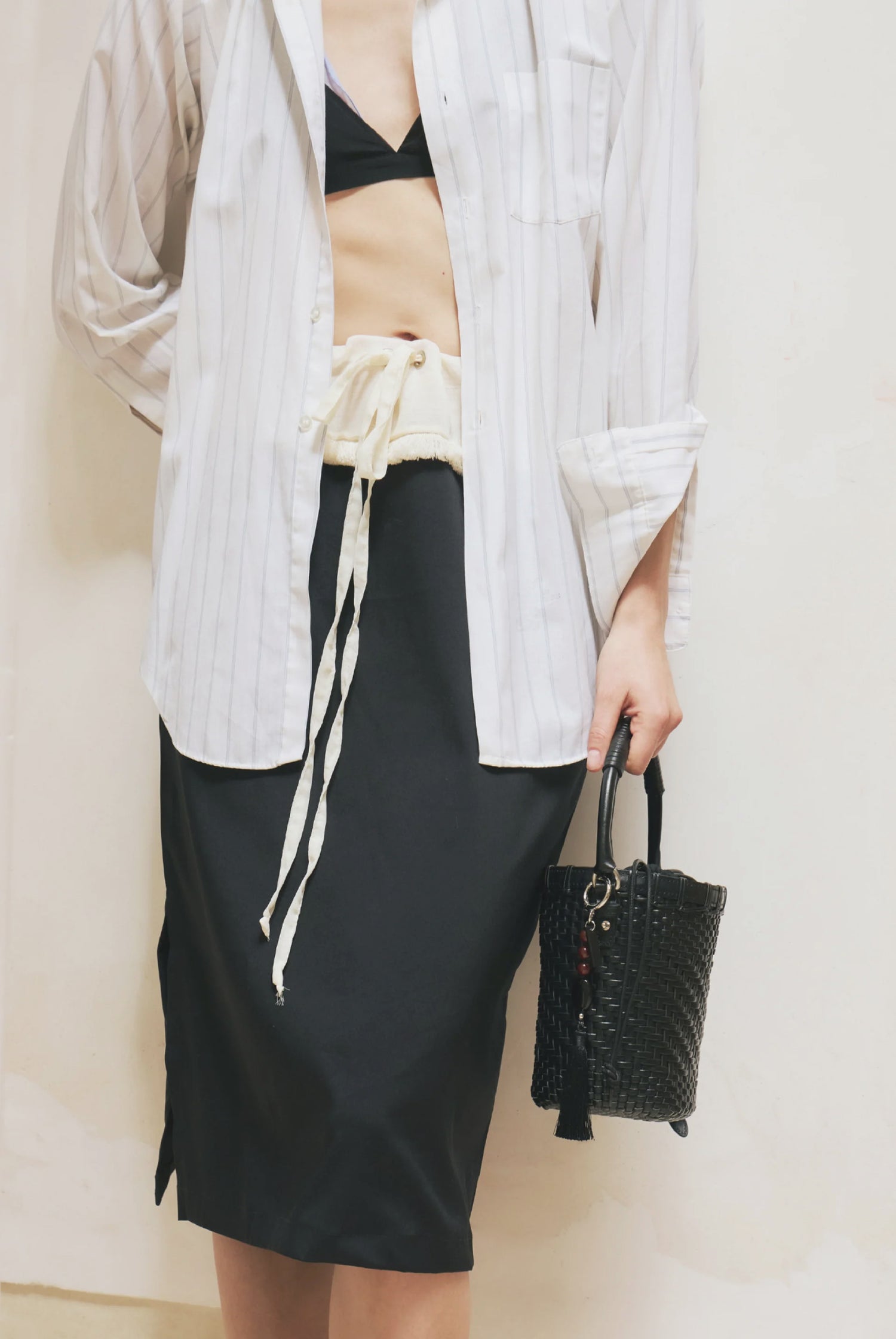 Twig Basket Tote Bag