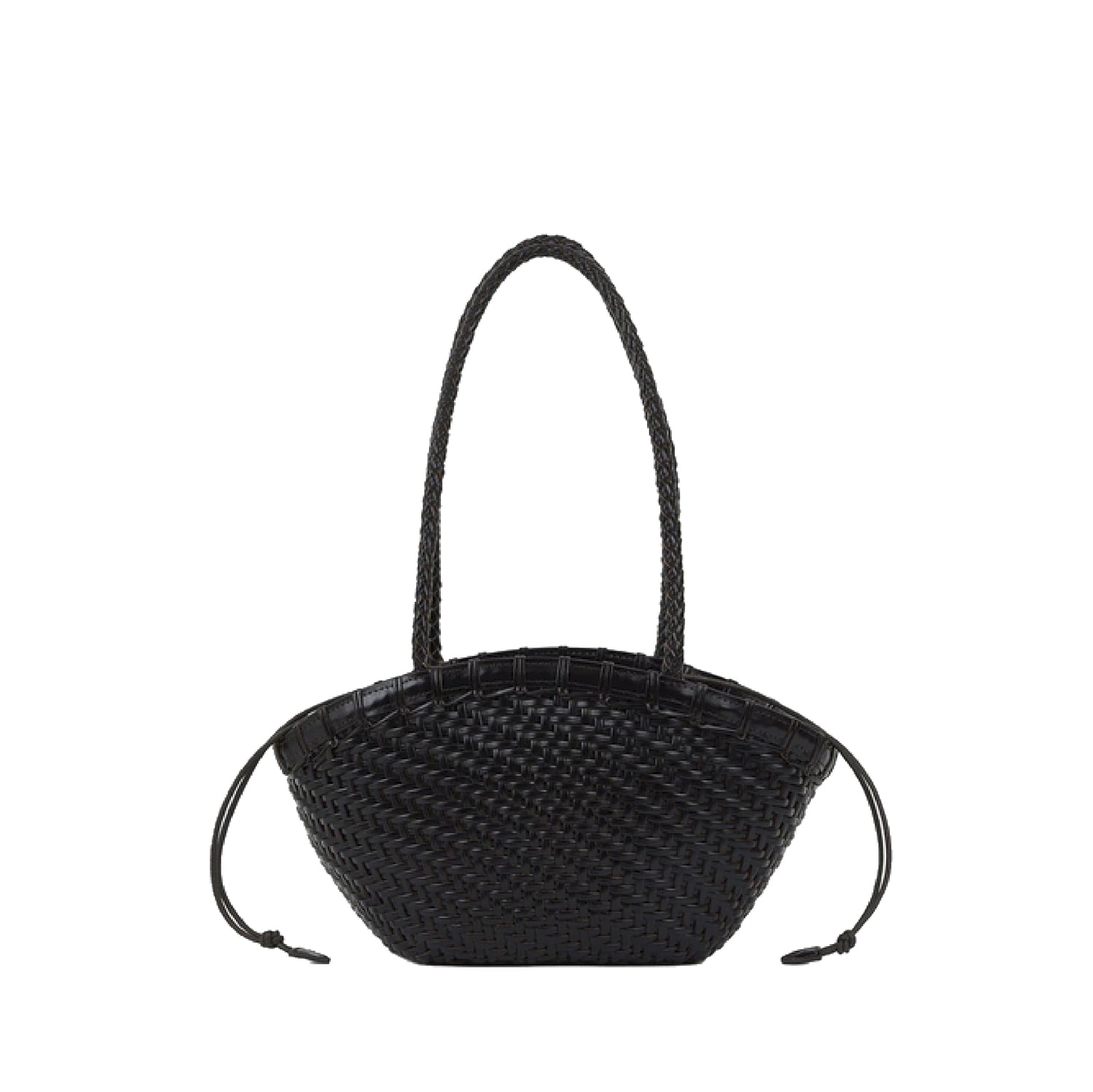 PREORDER Twig Basket Shoulder Bag (Dried Black)
