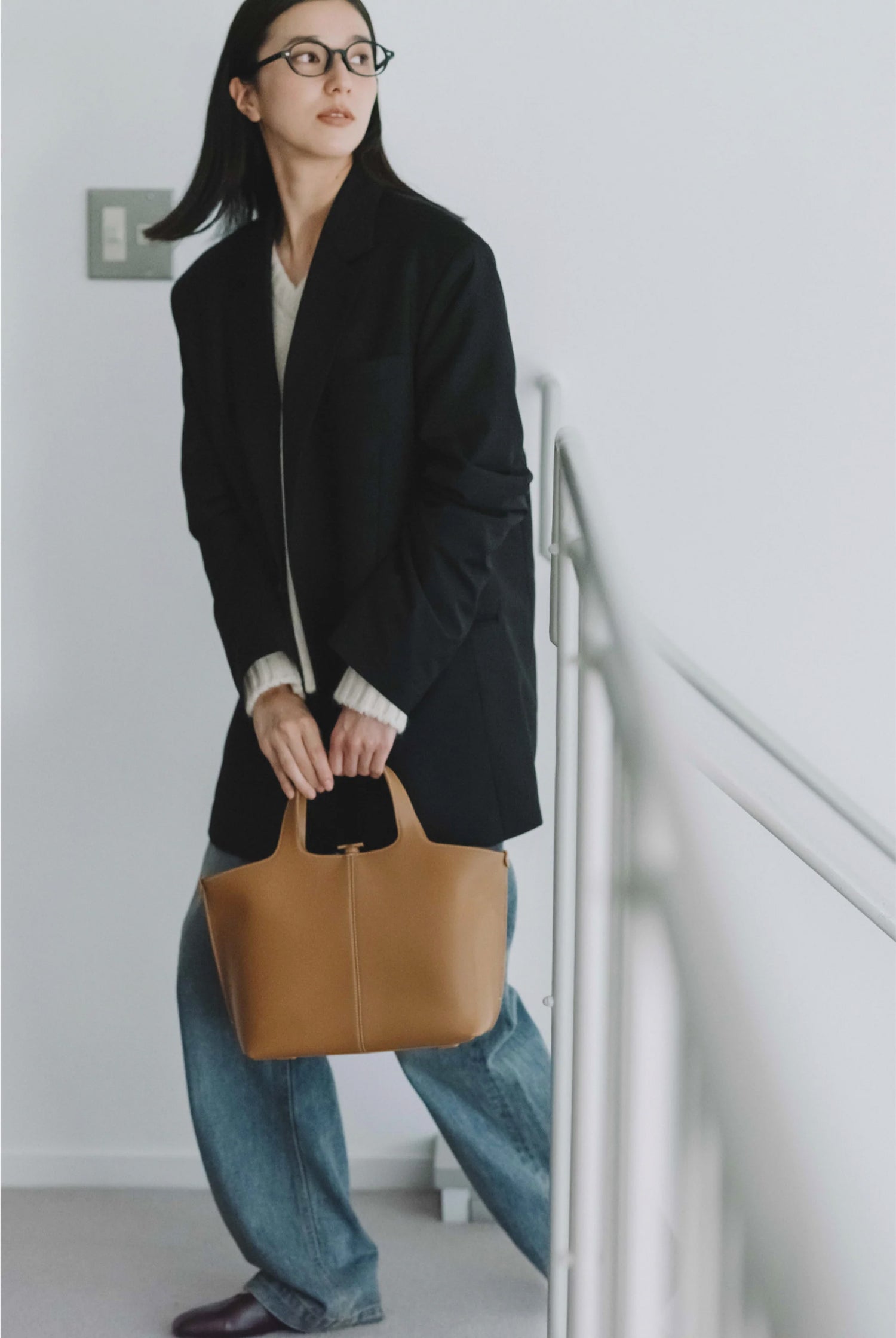 Panier Tote Bag (Misty White)