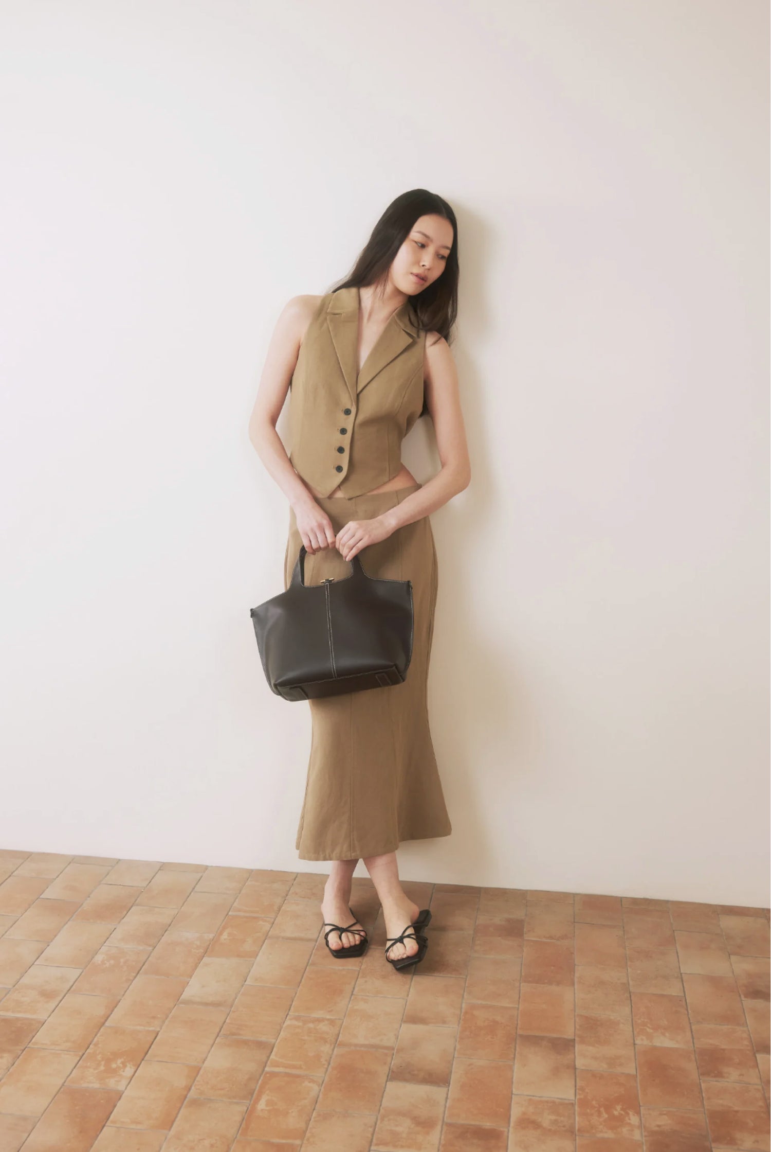 Panier Tote Bag (Misty White)