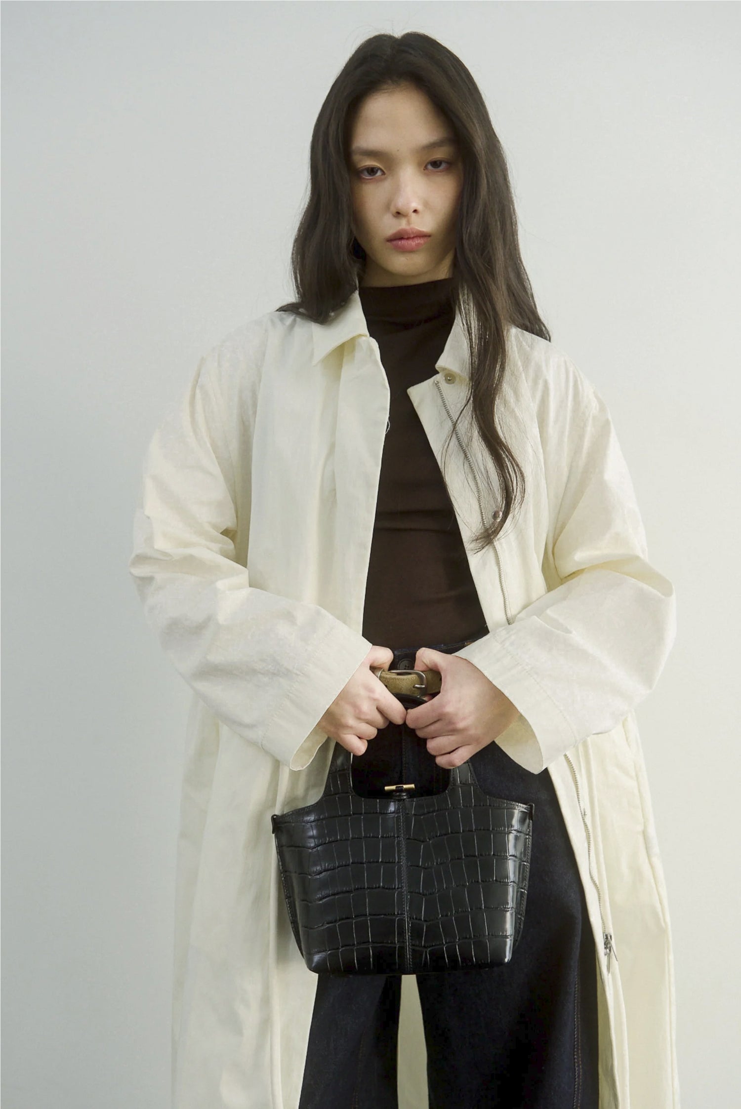 Panier Petit Bag (Misty White)