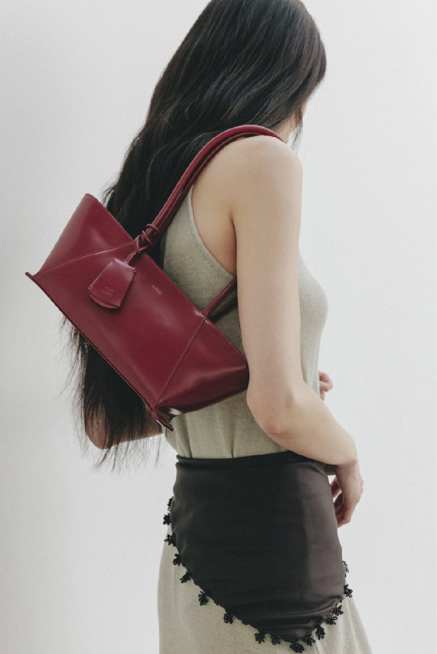 PREORDER Monique Shoulder Bag (Carmine Red)