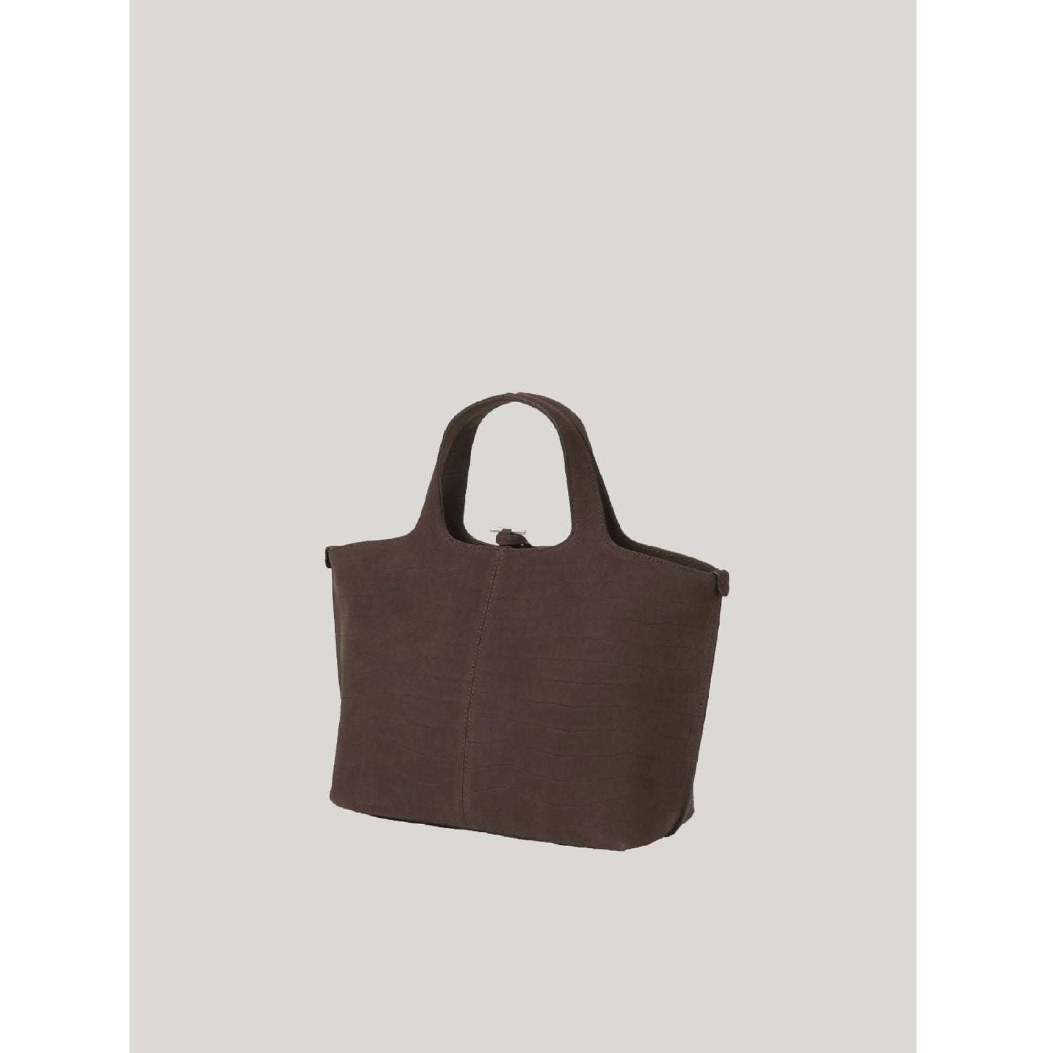 Panier Tote Bag (Nubuck Pattern Brown)
