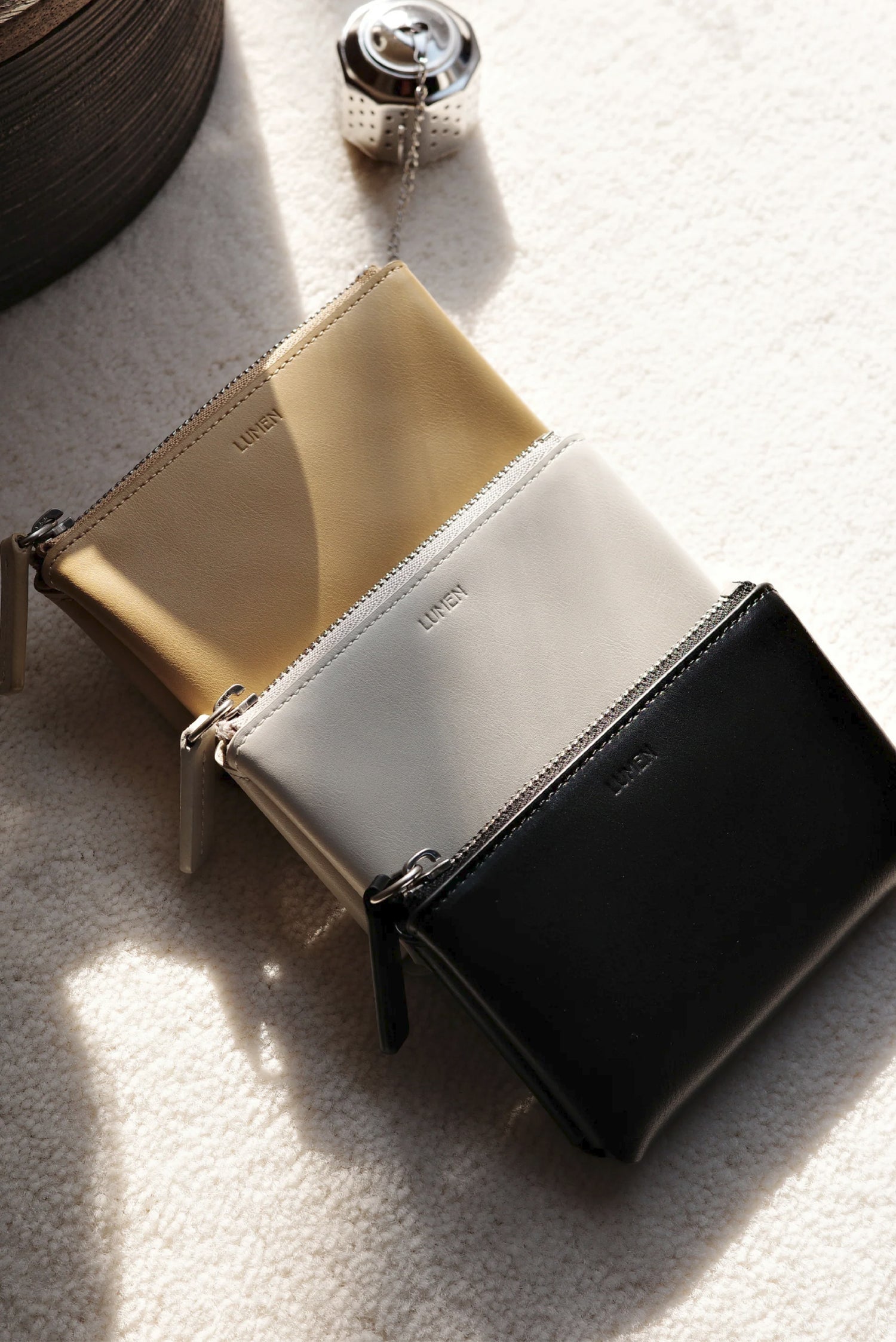 Pillow Card Wallet (Soft Black)