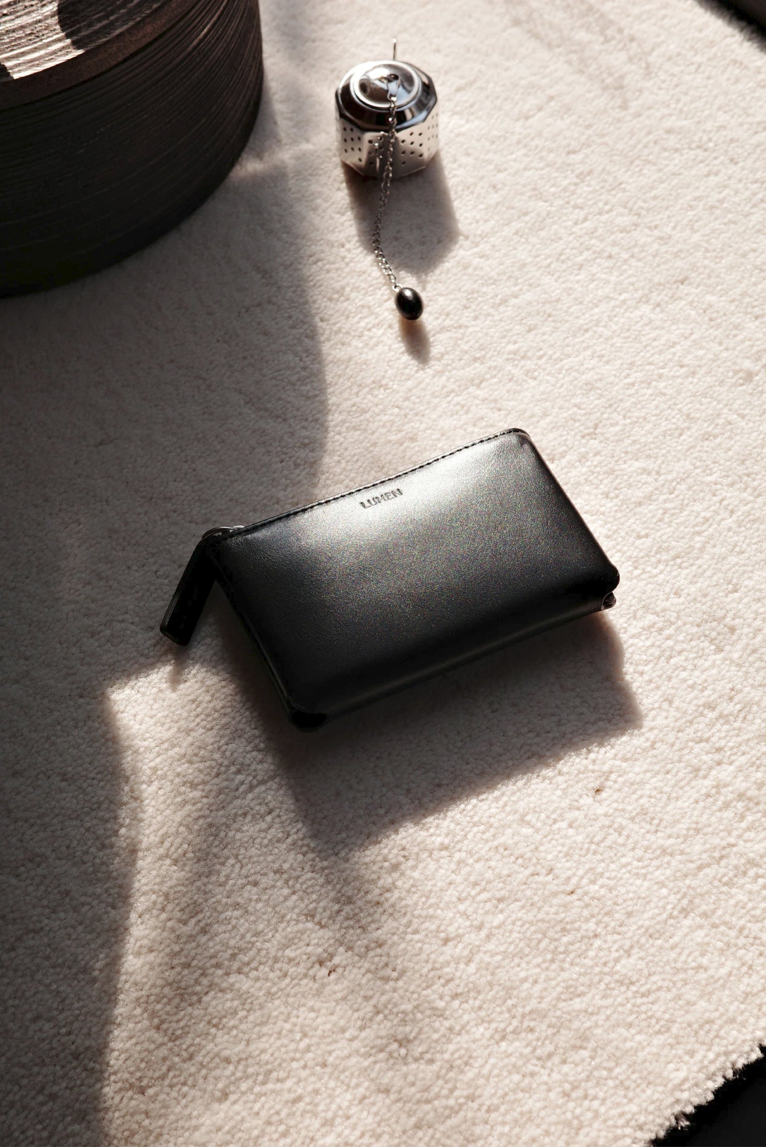 Pillow Card Wallet (Soft Black)