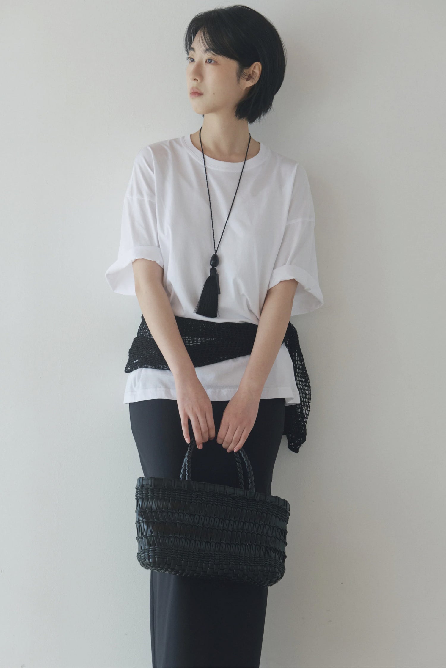 Sofia Weaving Bag (Soft Black)