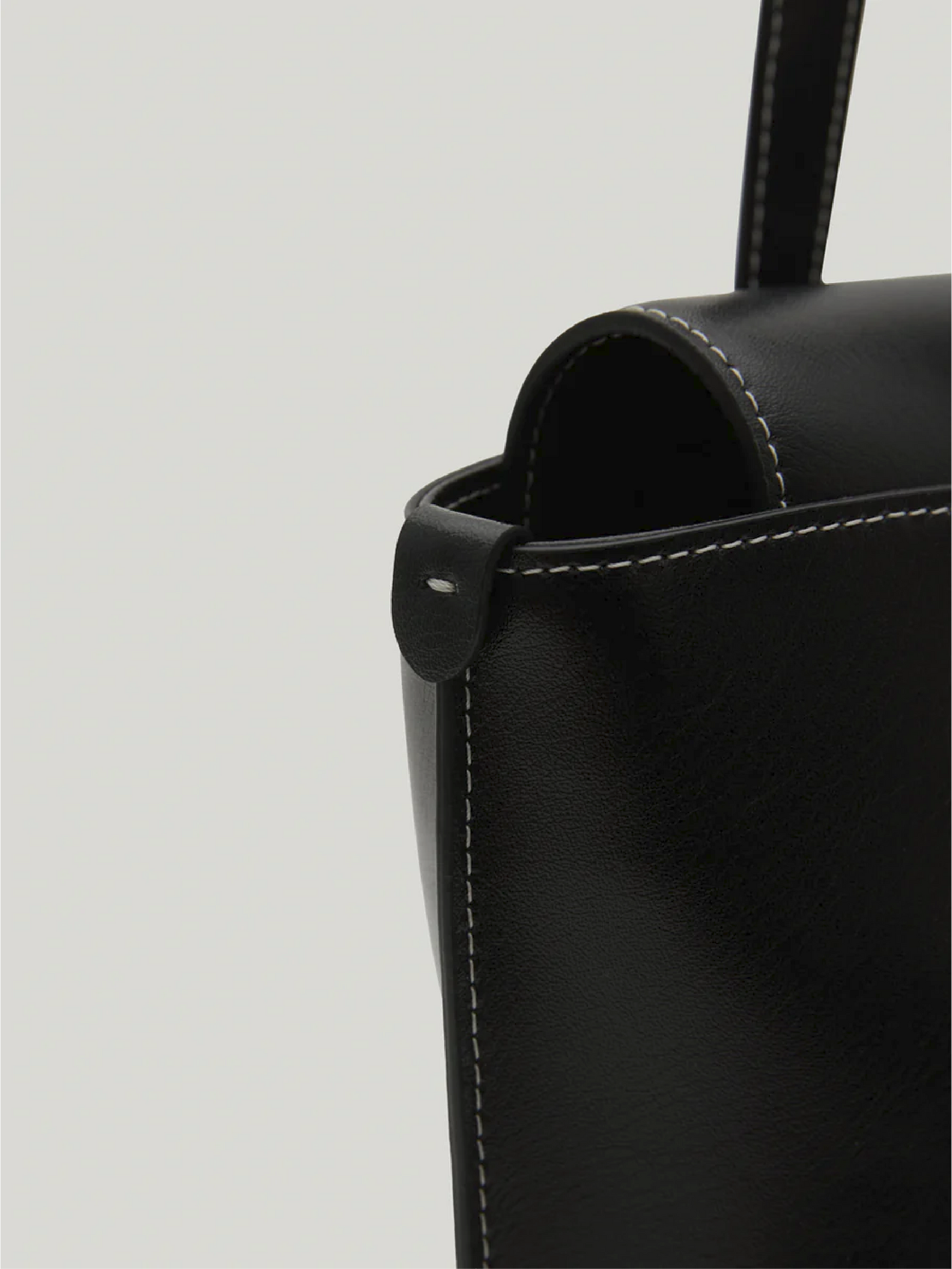 PREORDER Panier Flap Bag (Soft Black)