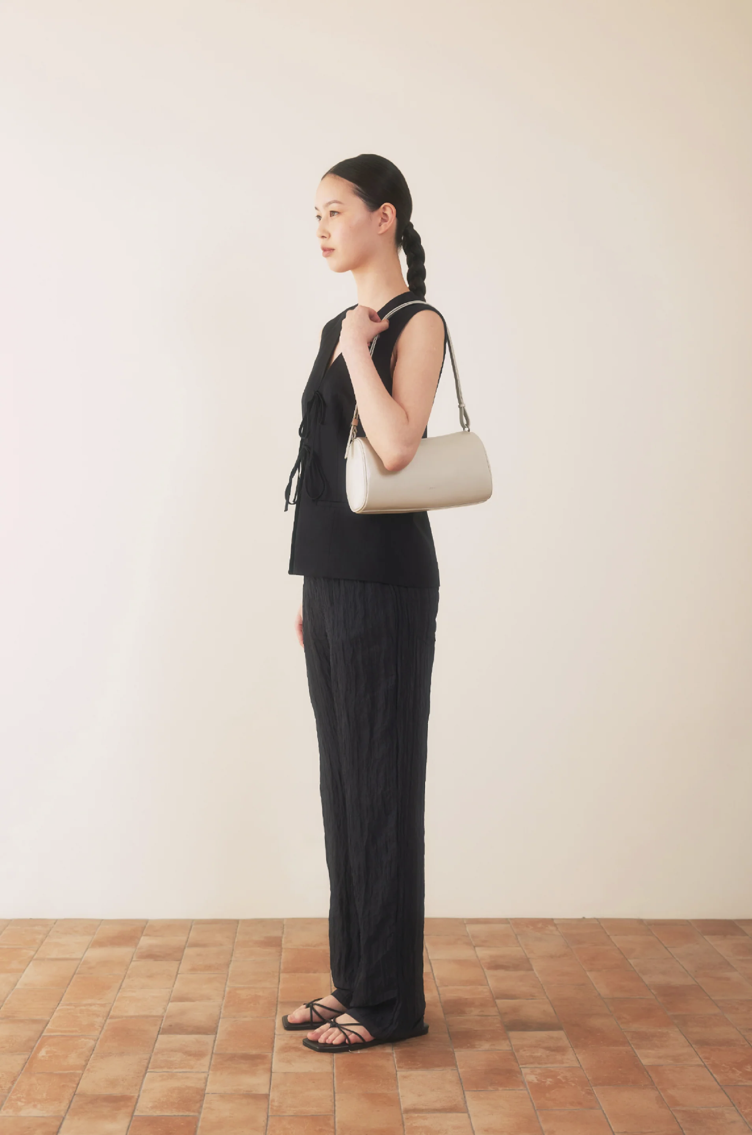Base Barrel Bag (Wrinkle White)