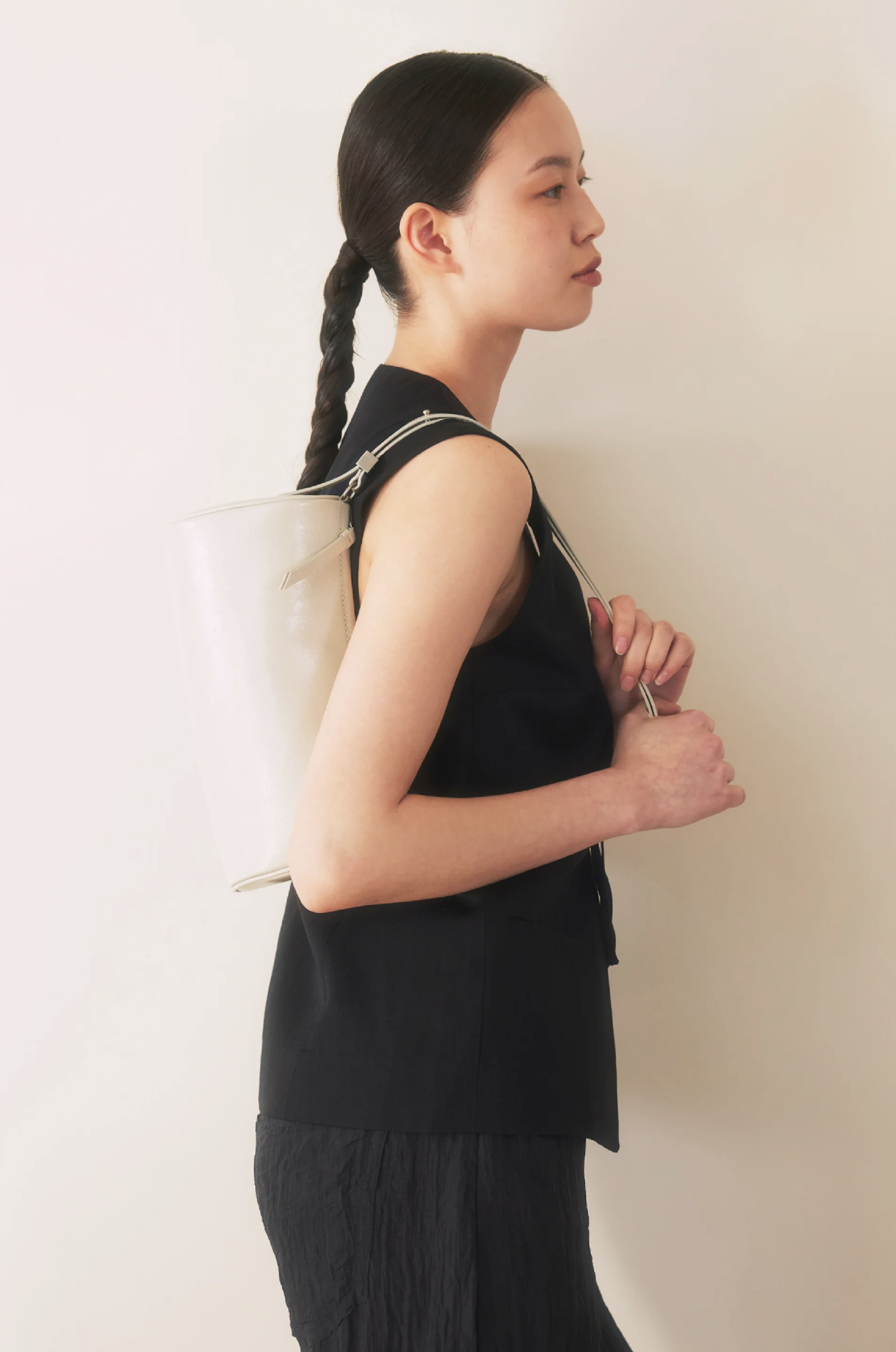 Base Barrel Bag (Wrinkle White)