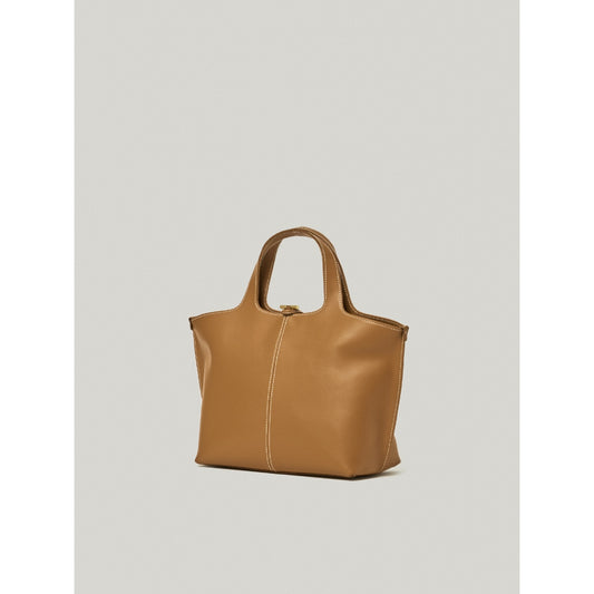 Panier Tote Bag (Nubuck Pattern Brown)