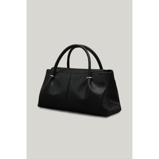 Anneau Flap Bag (Soft Black)