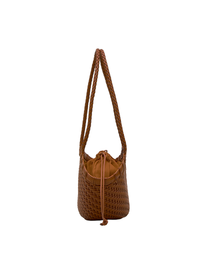 PREORDER Twig Basket Shoulder Bag (Dried Tan)