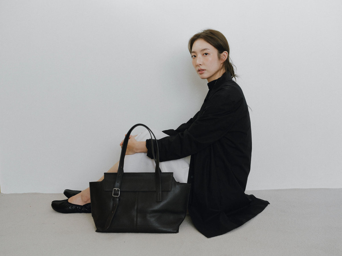 Note Buckle Bag (Vintage Brown)