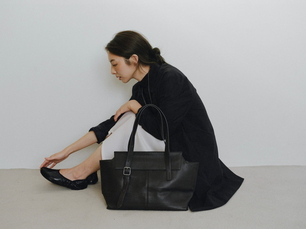Note Buckle Bag (Vintage Brown)