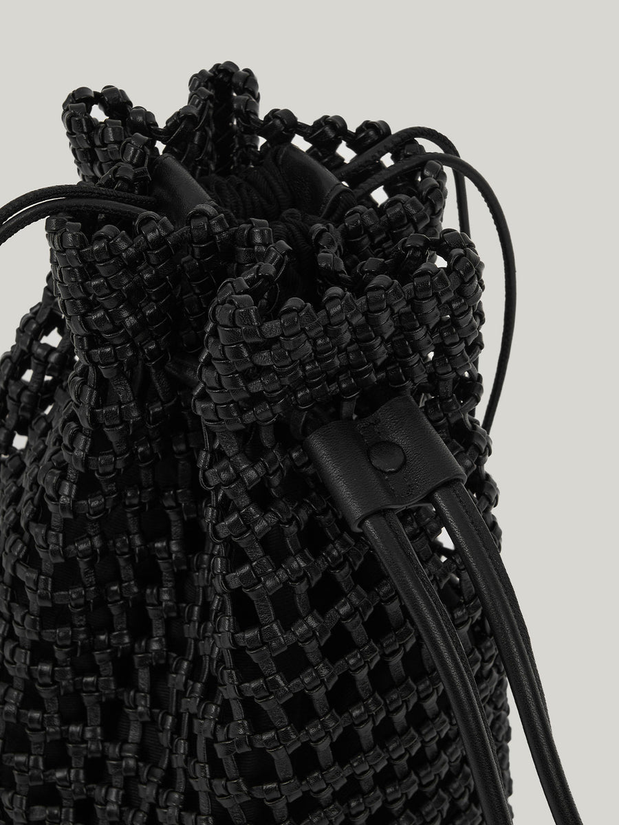 PREORDER Grid Sling Bag (Soft Black)