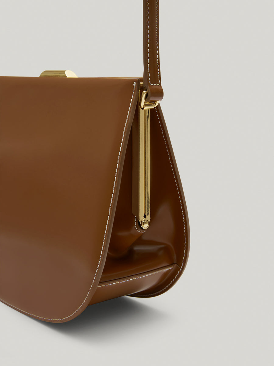PREORDER Lune Forme Bag (Cognac Brown)
