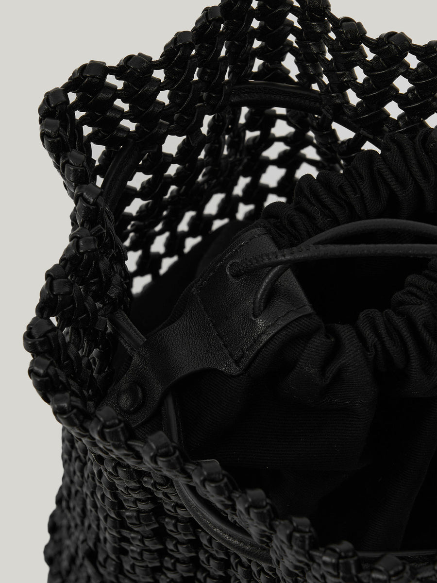 PREORDER Grid Sling Bag (Soft Black)