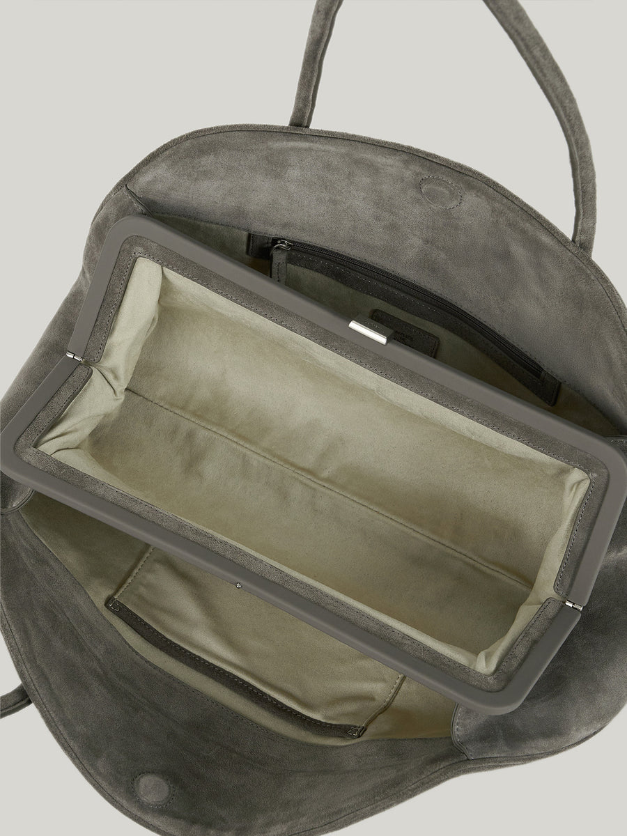 PREORDER Anneau Frame Bag (Suede Gray)