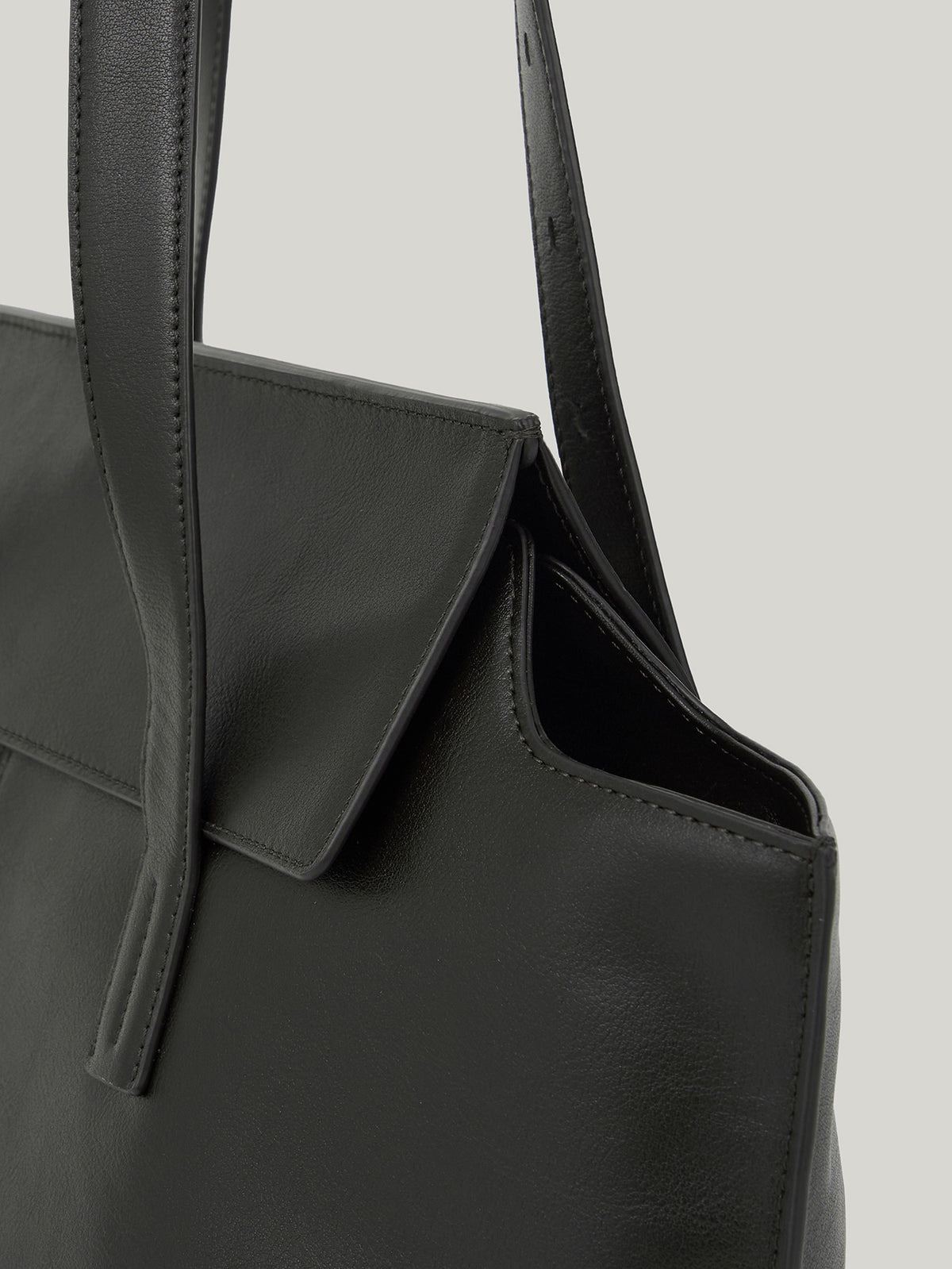 Note Buckle Bag (Vintage Brown)