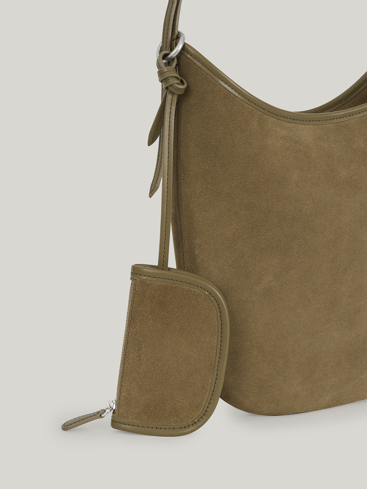 Moon Bag (Suede Camel)