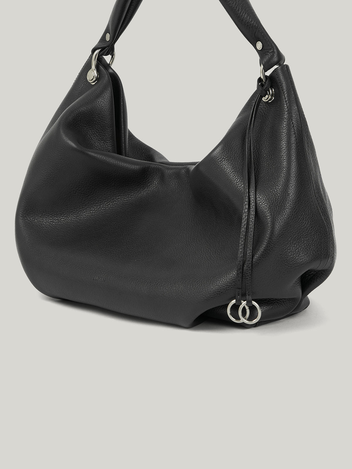 Log Middle Bag (Soft Black)