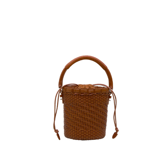 Twig Basket Tote Bag (Dried Tan)