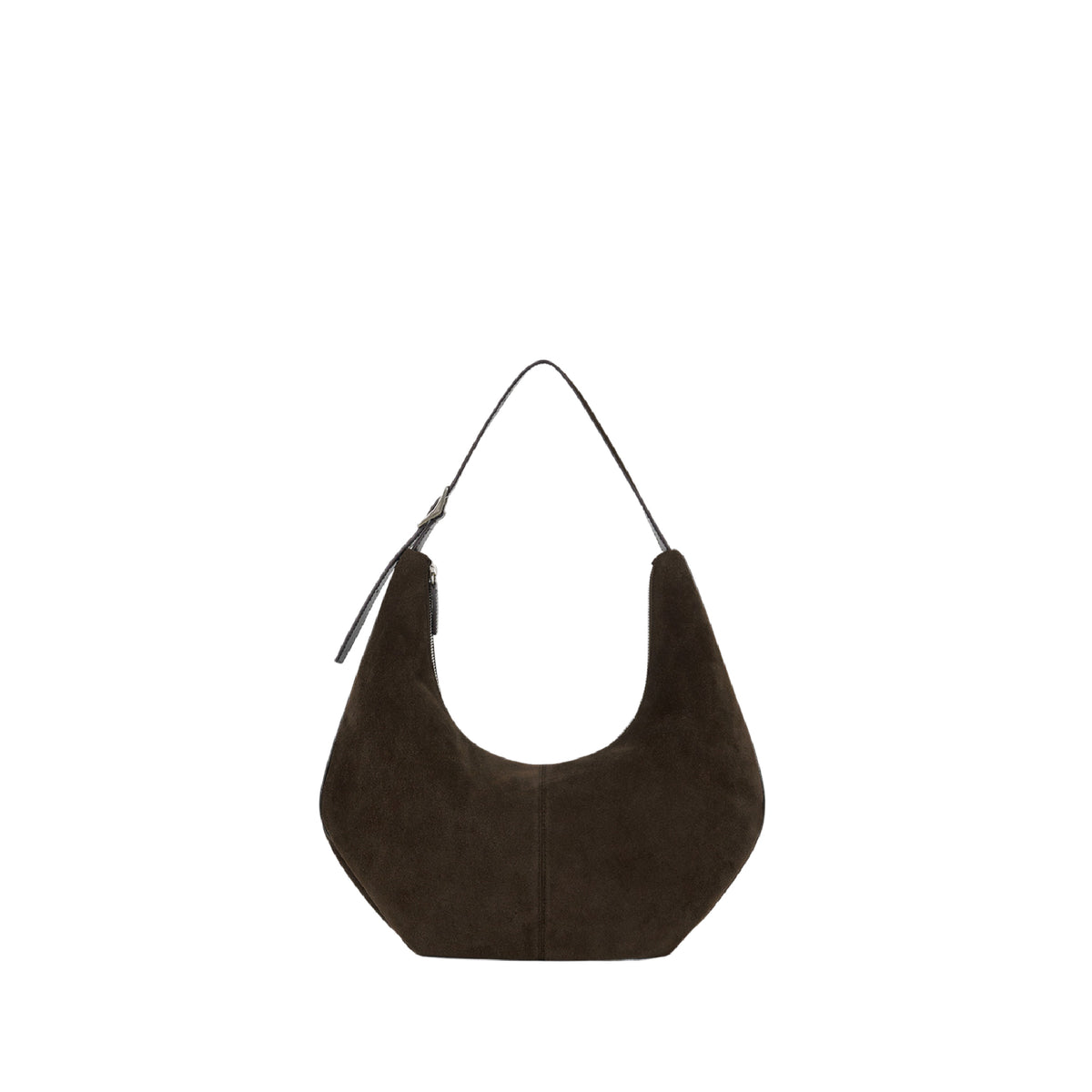 Mossy Hobo Bag (Suede Brown)