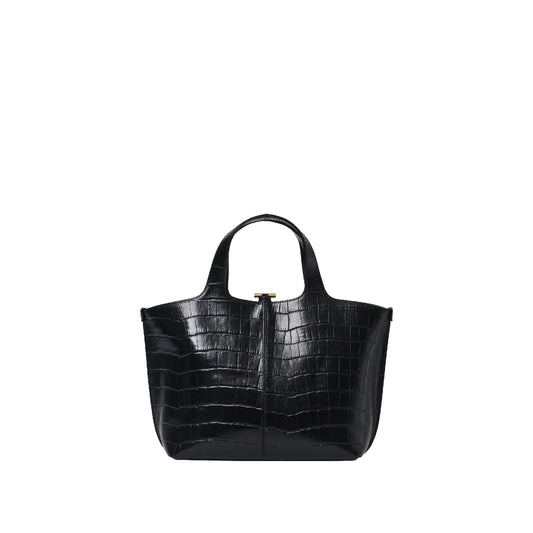 Panier Tote Bag (Pattern Black)