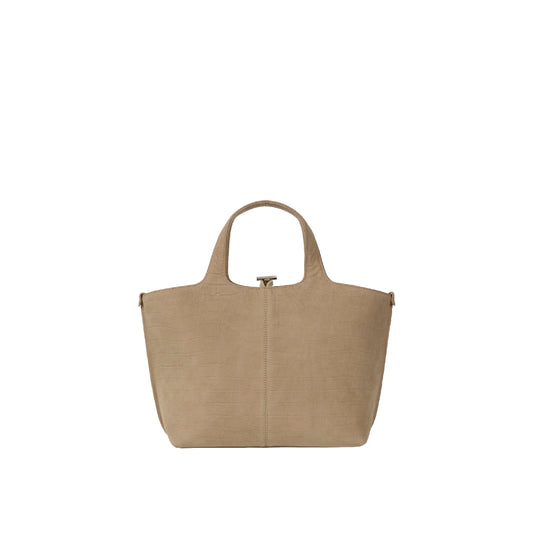 Panier Tote Bag (Nubuck Pattern Sand)