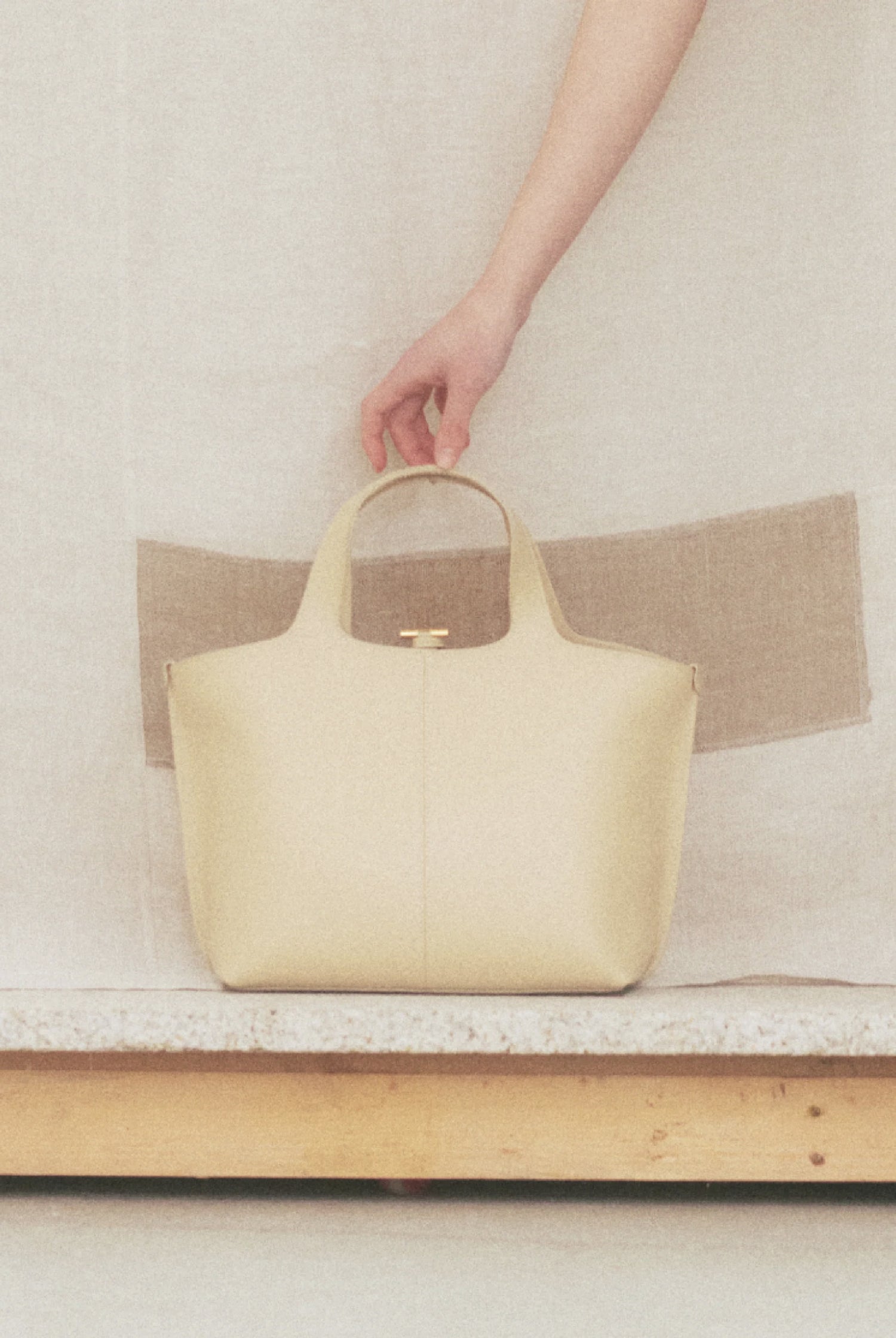 Panier Tote Bag (Egg Beige)