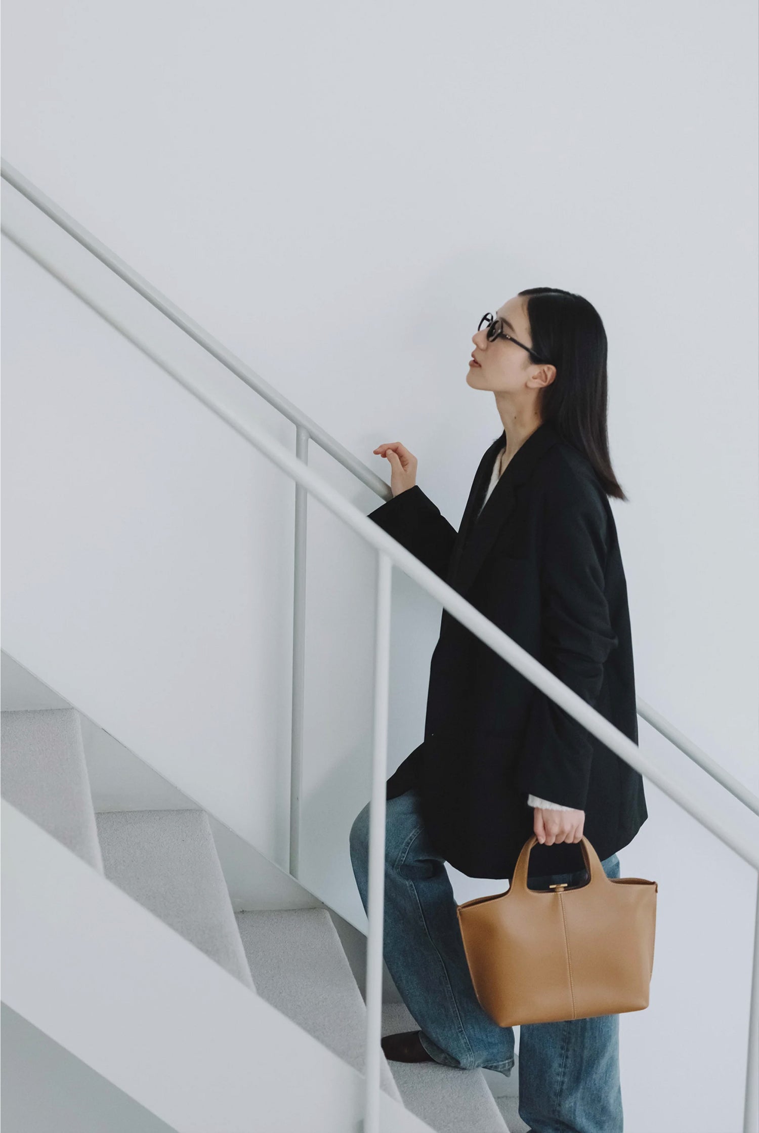 Panier Tote Bag (Misty White)
