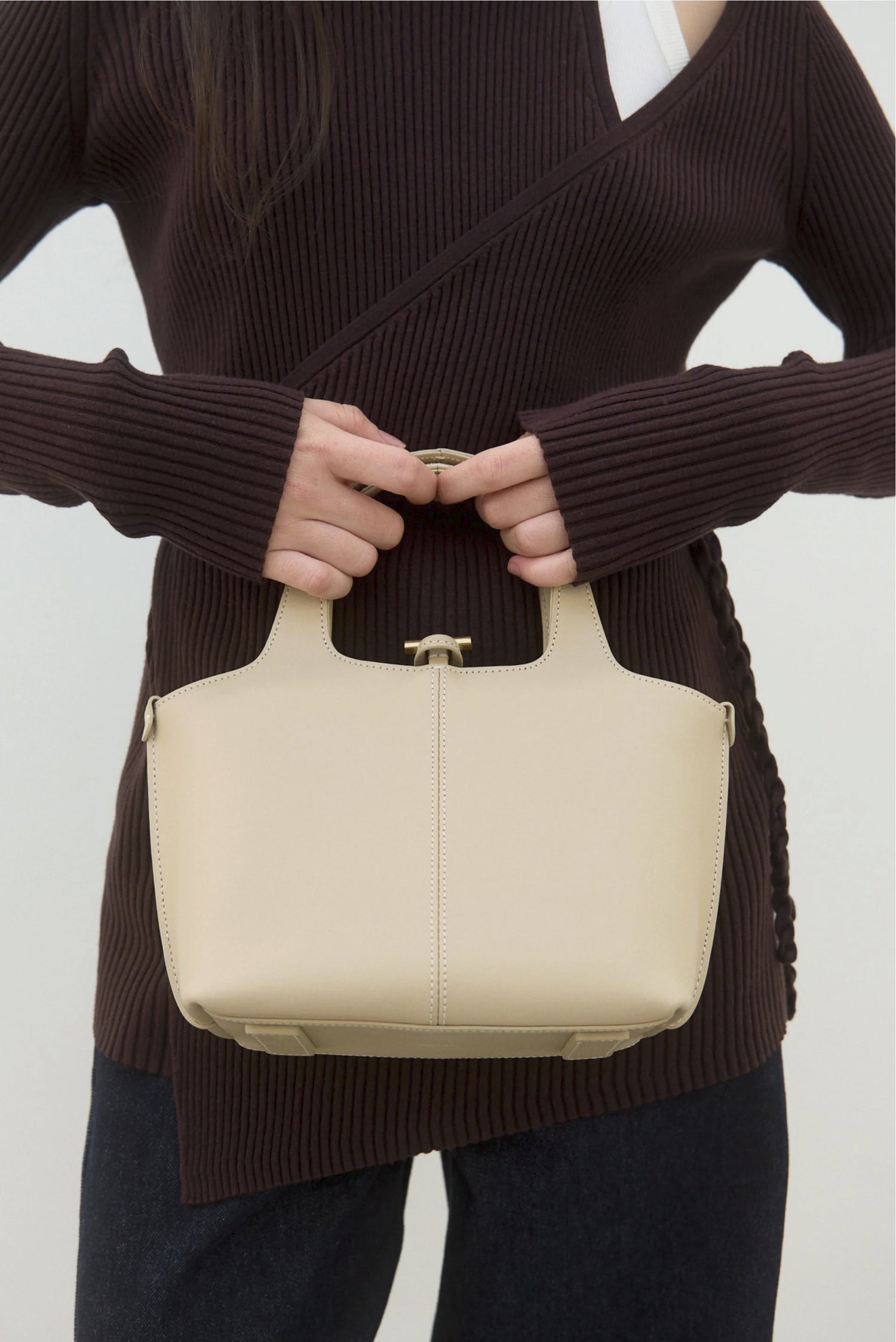 Panier Petit Bag (Misty White)