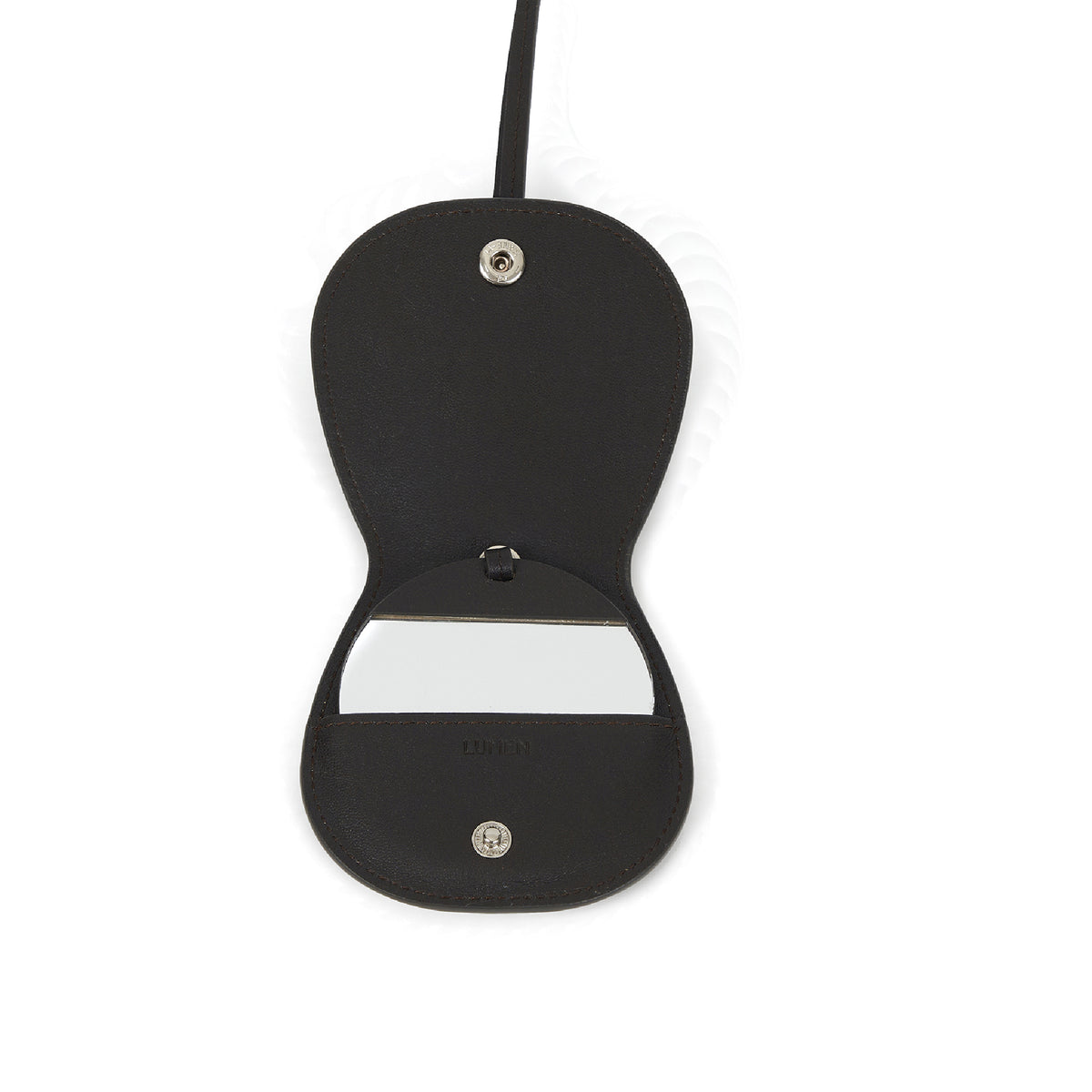 Moon Mirror Charm (Vintage Brown)
