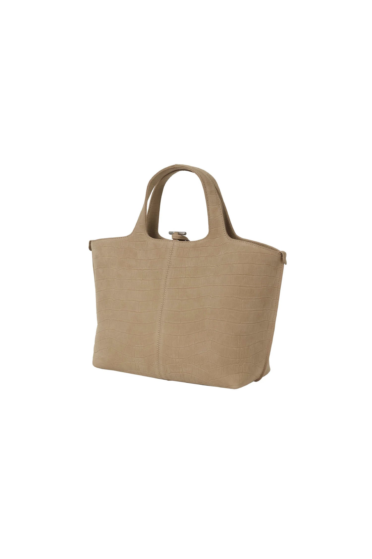 Panier Tote Bag (Nubuck Pattern Sand)