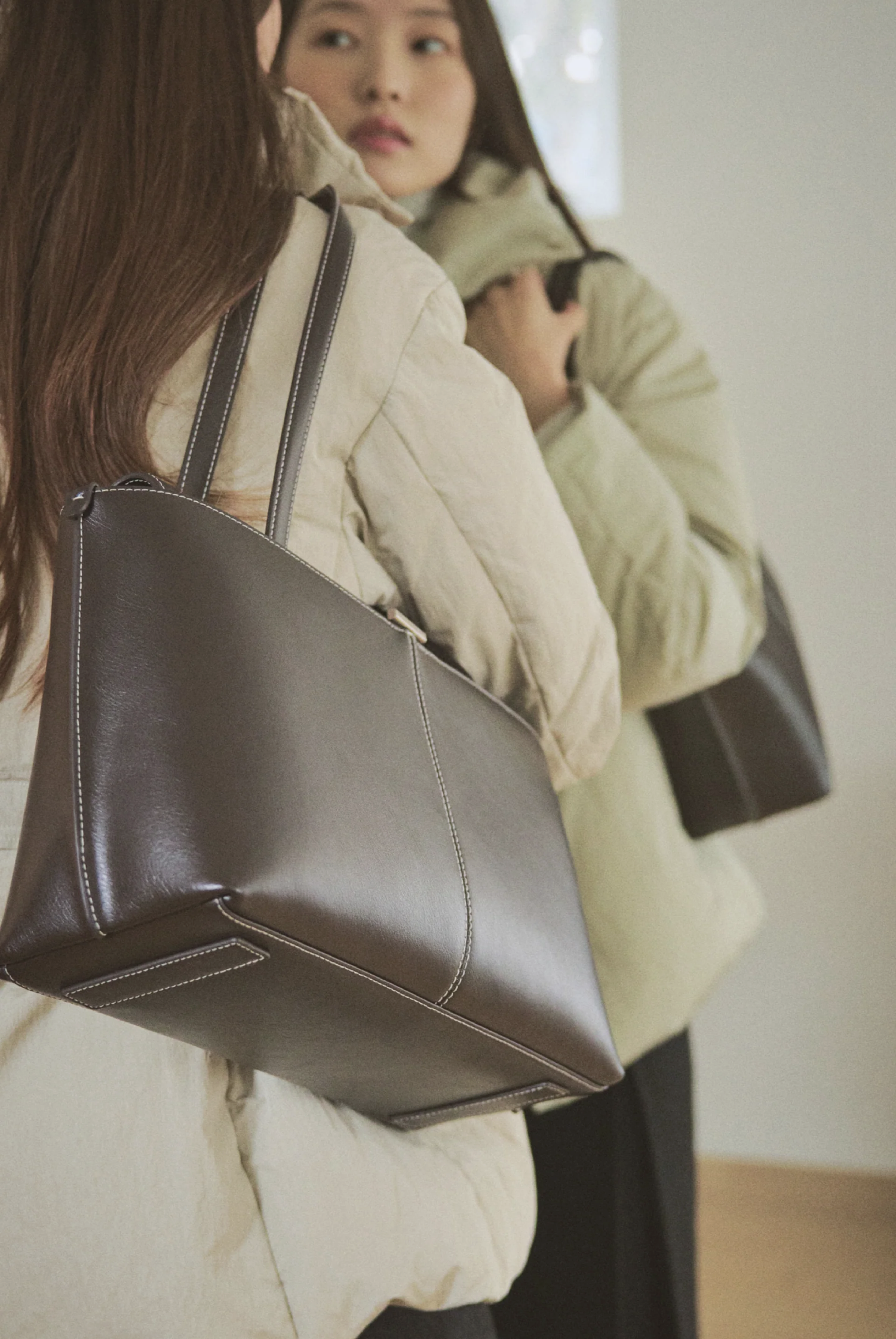 PREORDER Panier Flap Bag (Organ Brown)