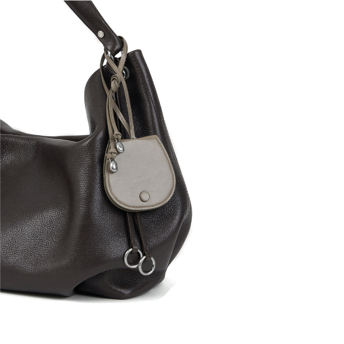 Moon Mirror Charm (Sandy Taupe)