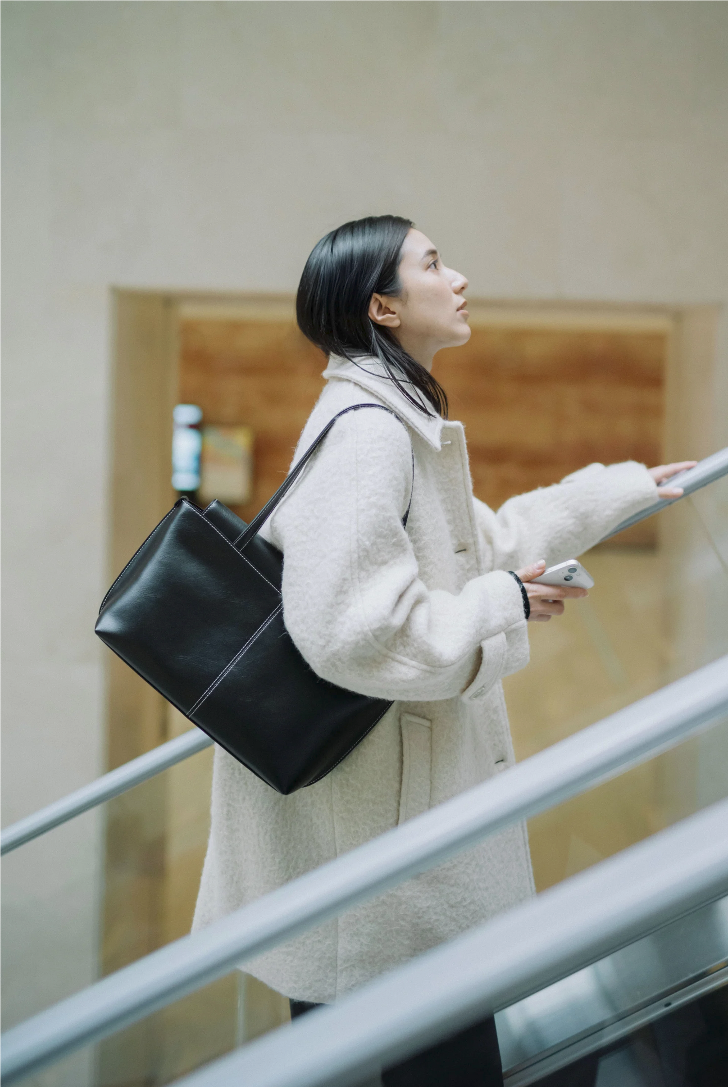 PREORDER Panier Flap Bag (Soft Black)