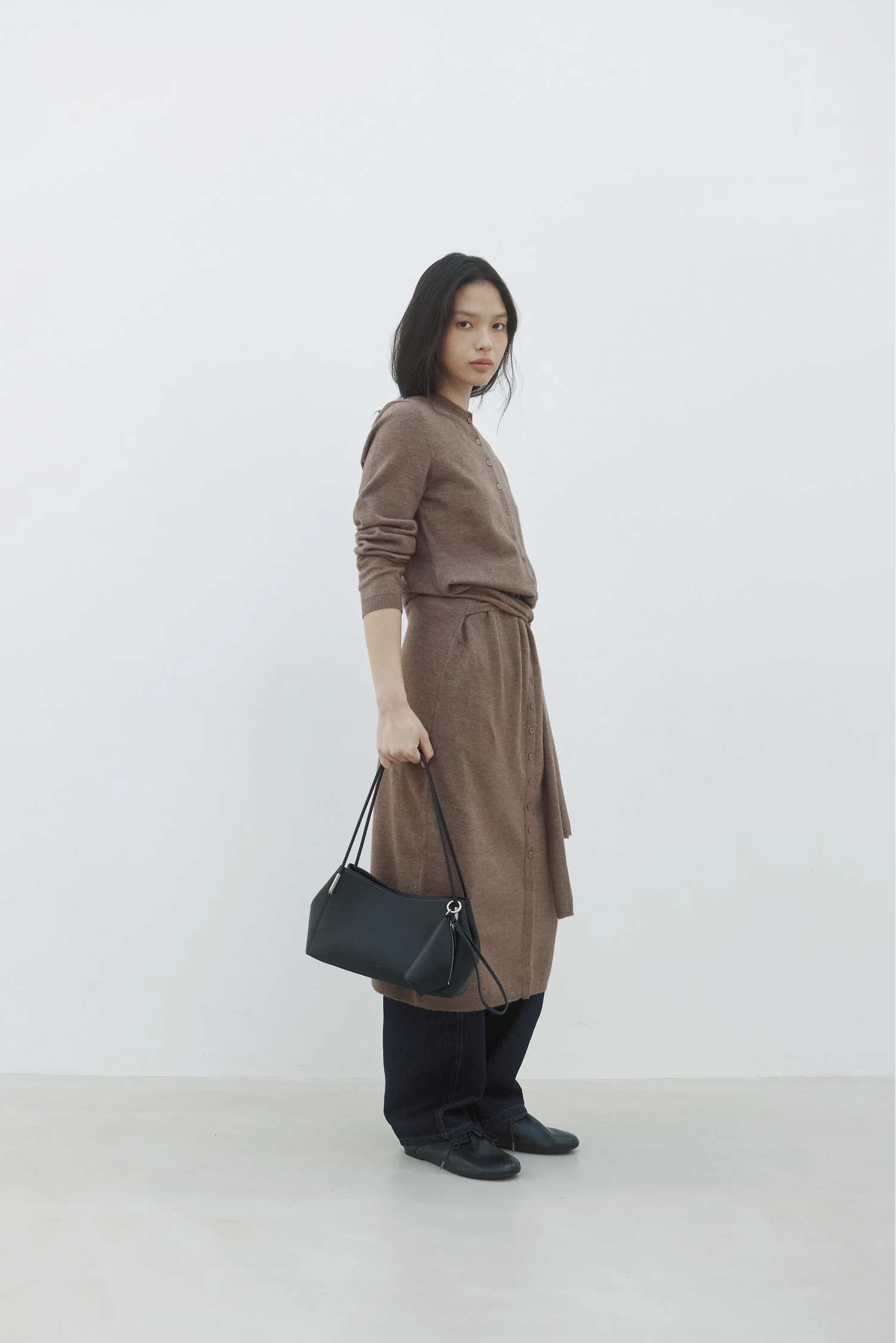 Marron Demi Bag (Soft Black)