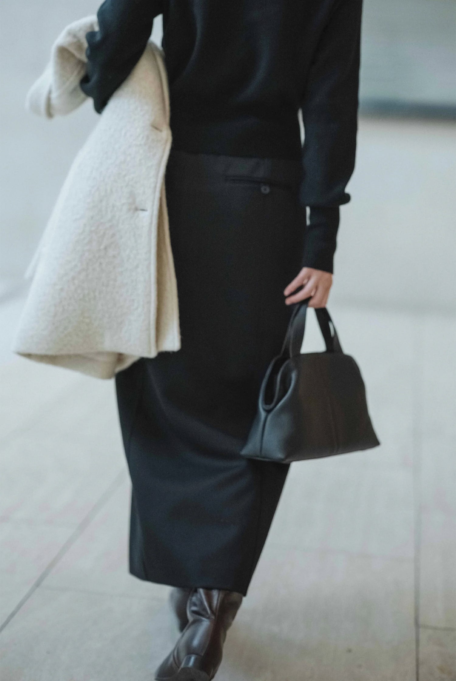Pave Petit Bag (Soft Black)