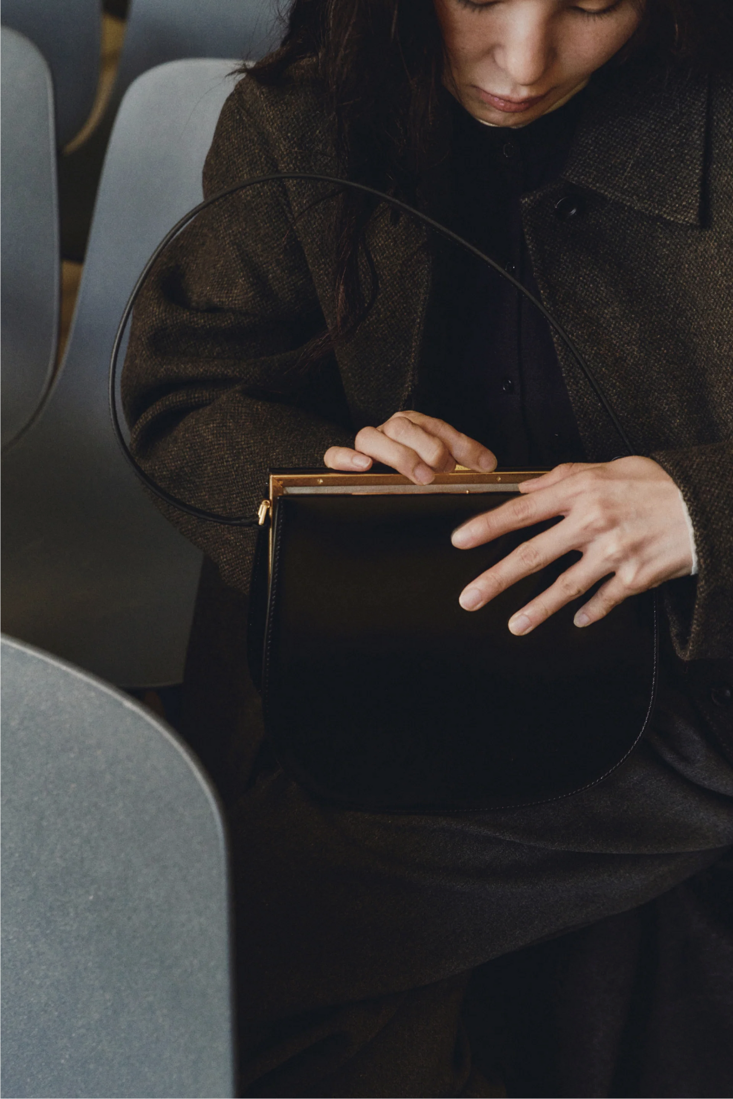 PREORDER Lune Forme Bag (Soft Black)