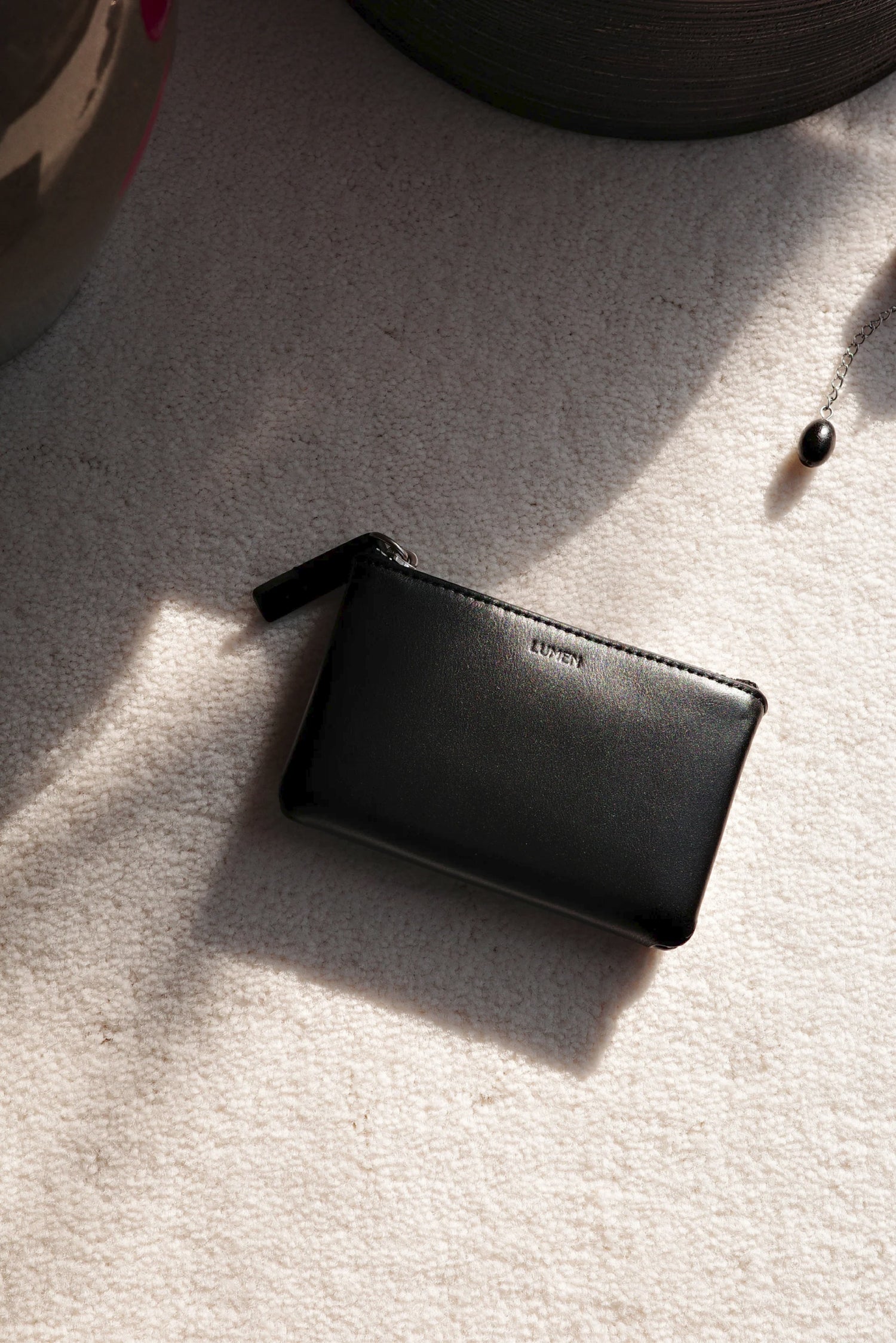 Pillow Card Wallet (Soft Black)