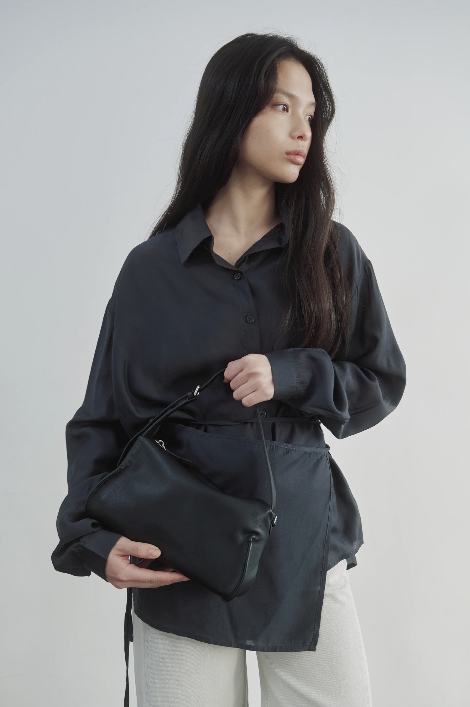 Pillow Tote Bag (Soft Black)