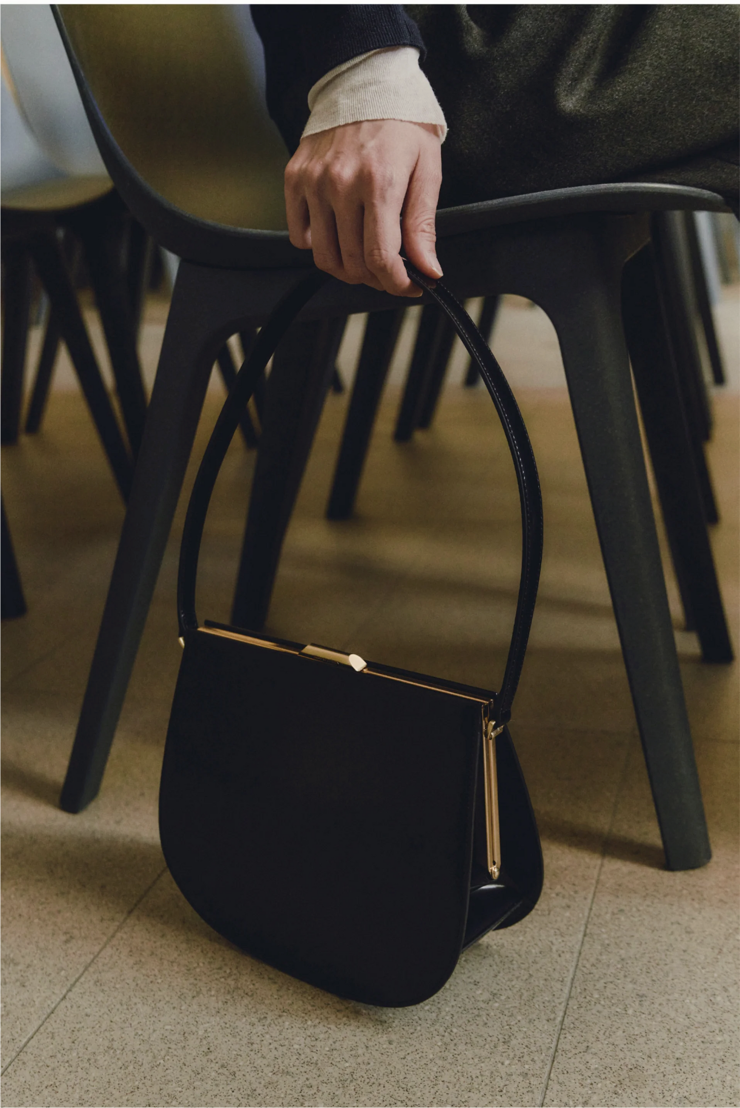 PREORDER Lune Forme Bag (Soft Black)