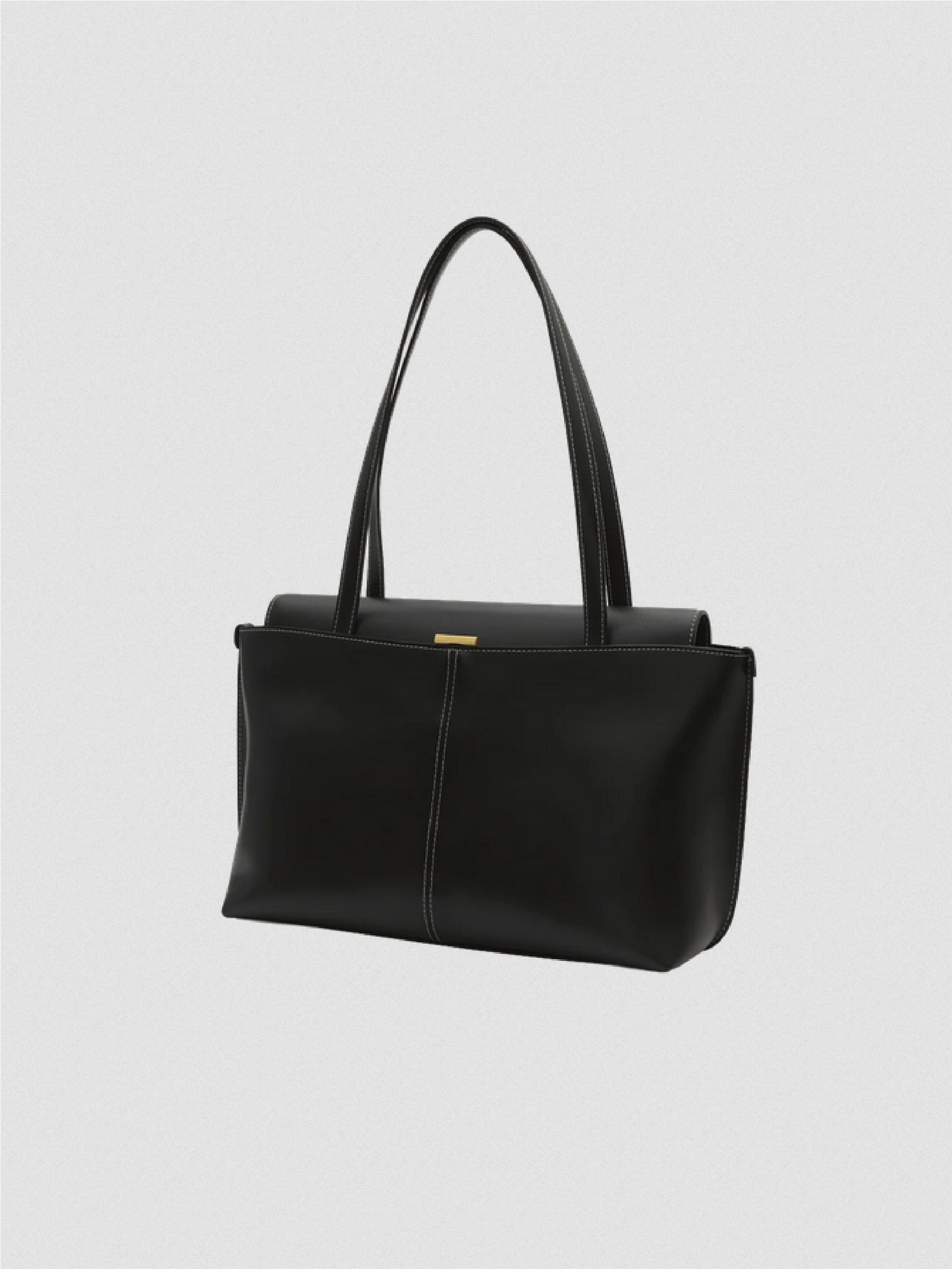 PREORDER Panier Flap Bag (Soft Black)