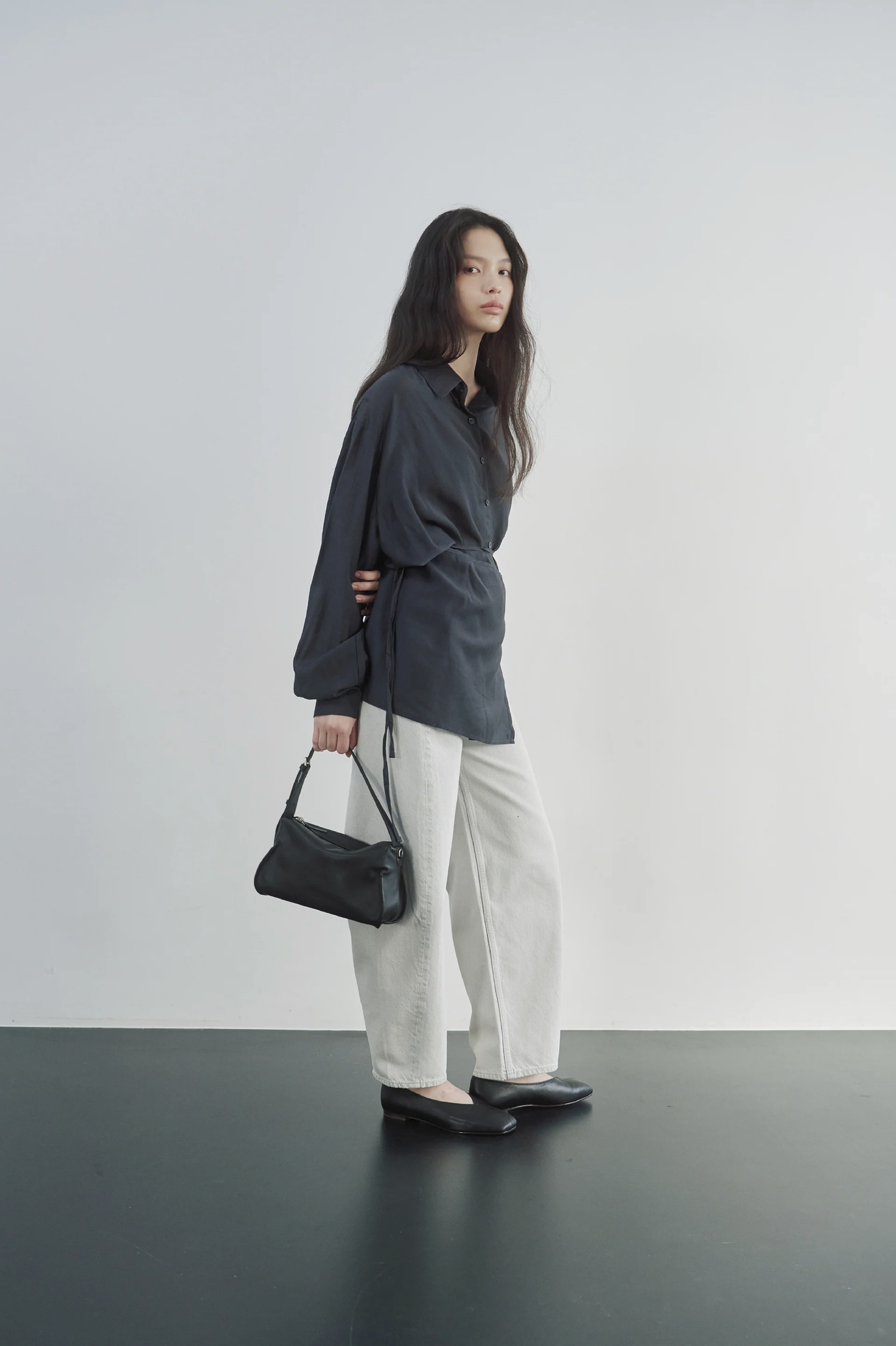 Pillow Tote Bag (Soft Black)