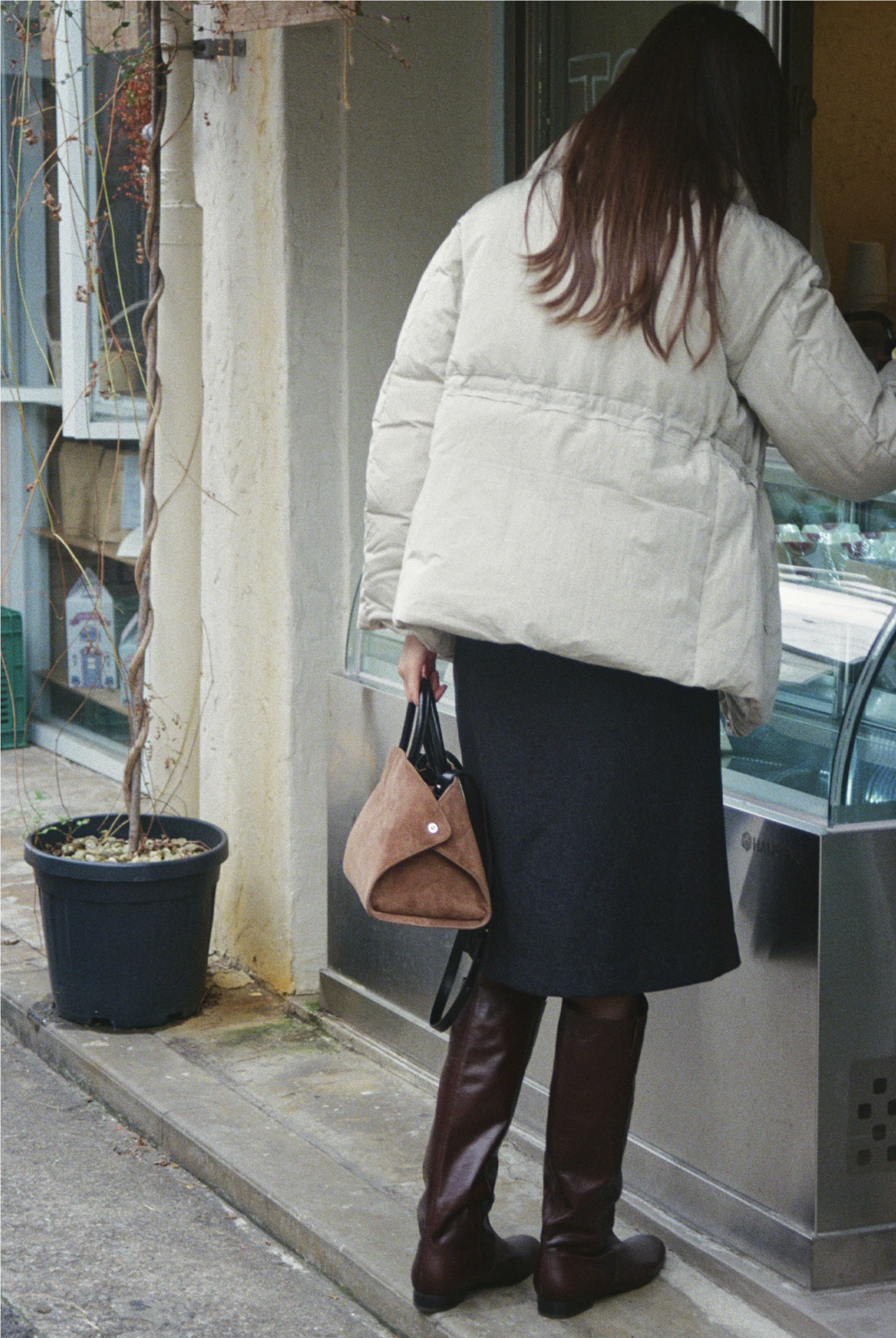 PREORDER Nadel Bag (Suede Brown)