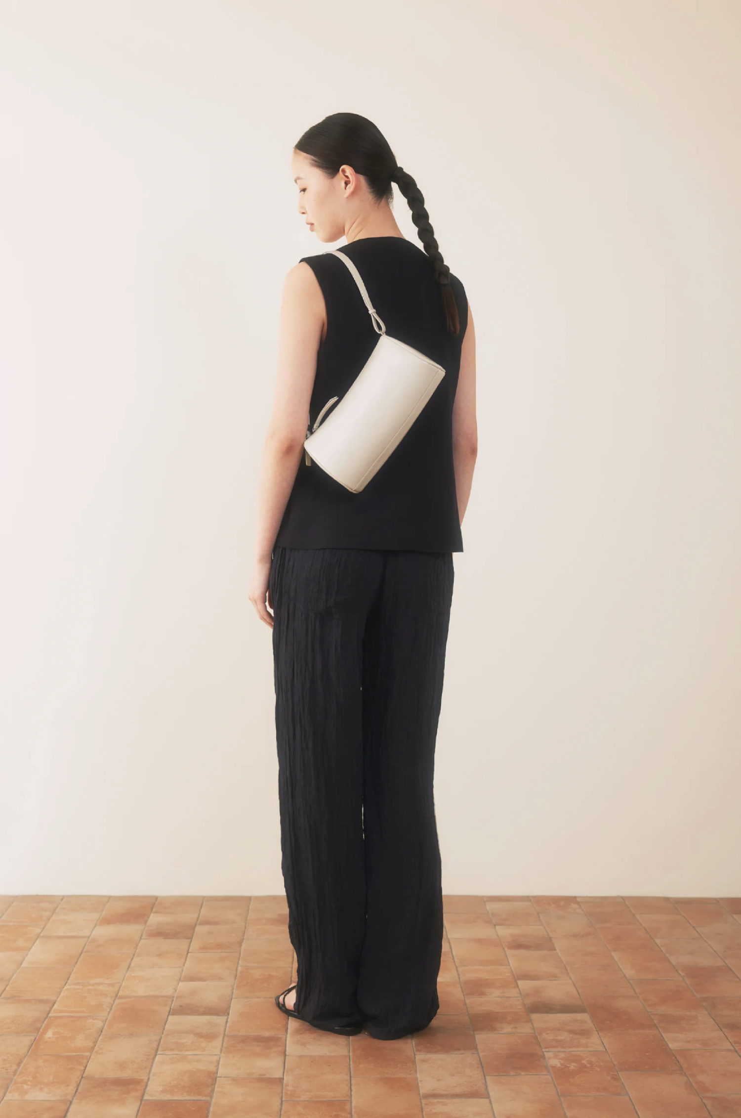 Base Barrel Bag (Wrinkle White)